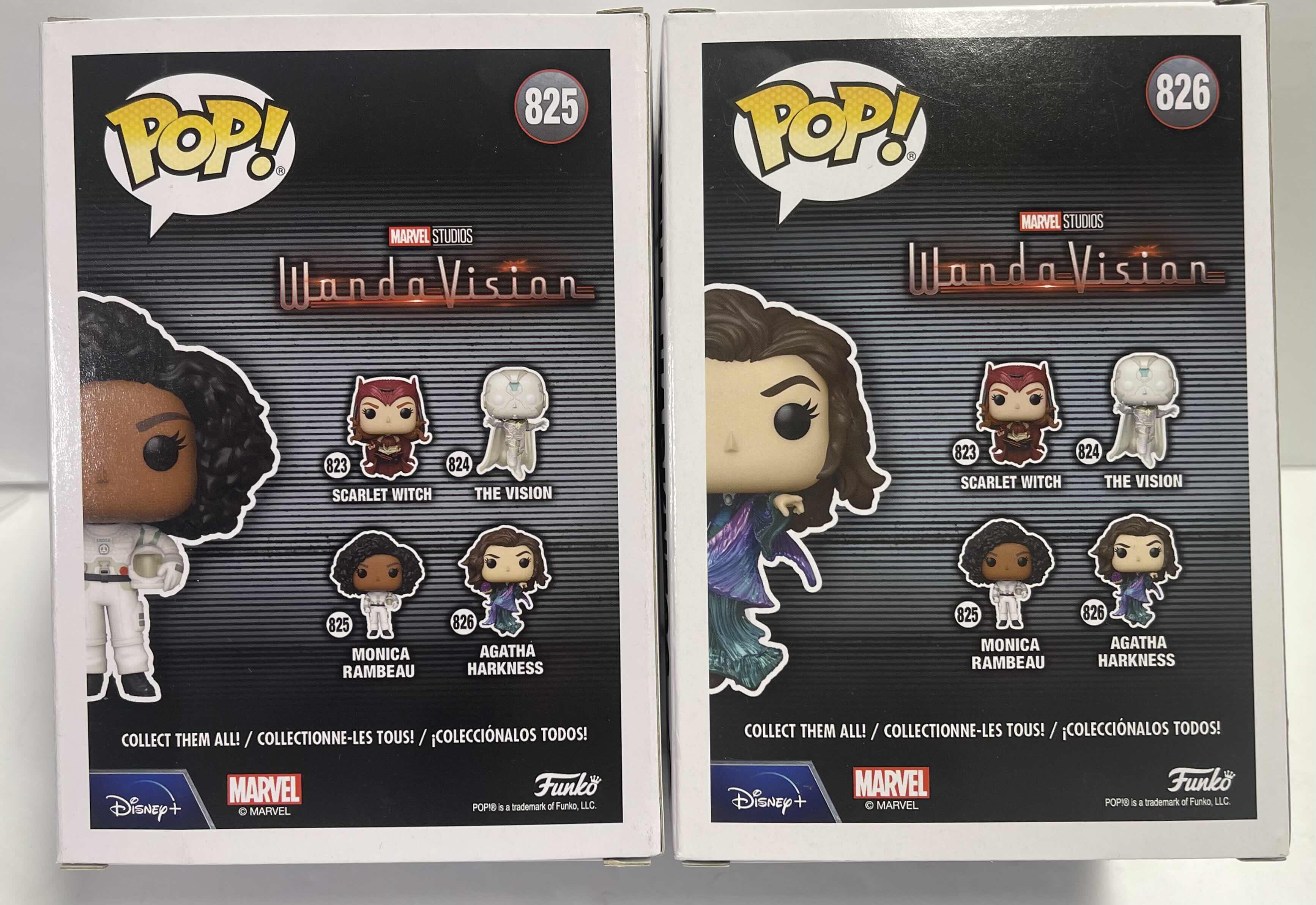 Photo 2 of NIB FUNKO POP! MARVEL WONDA VISION “AGATHA HARKNESS & MONICA RAMBEAU” - TOTAL RETAIL $ 42.00