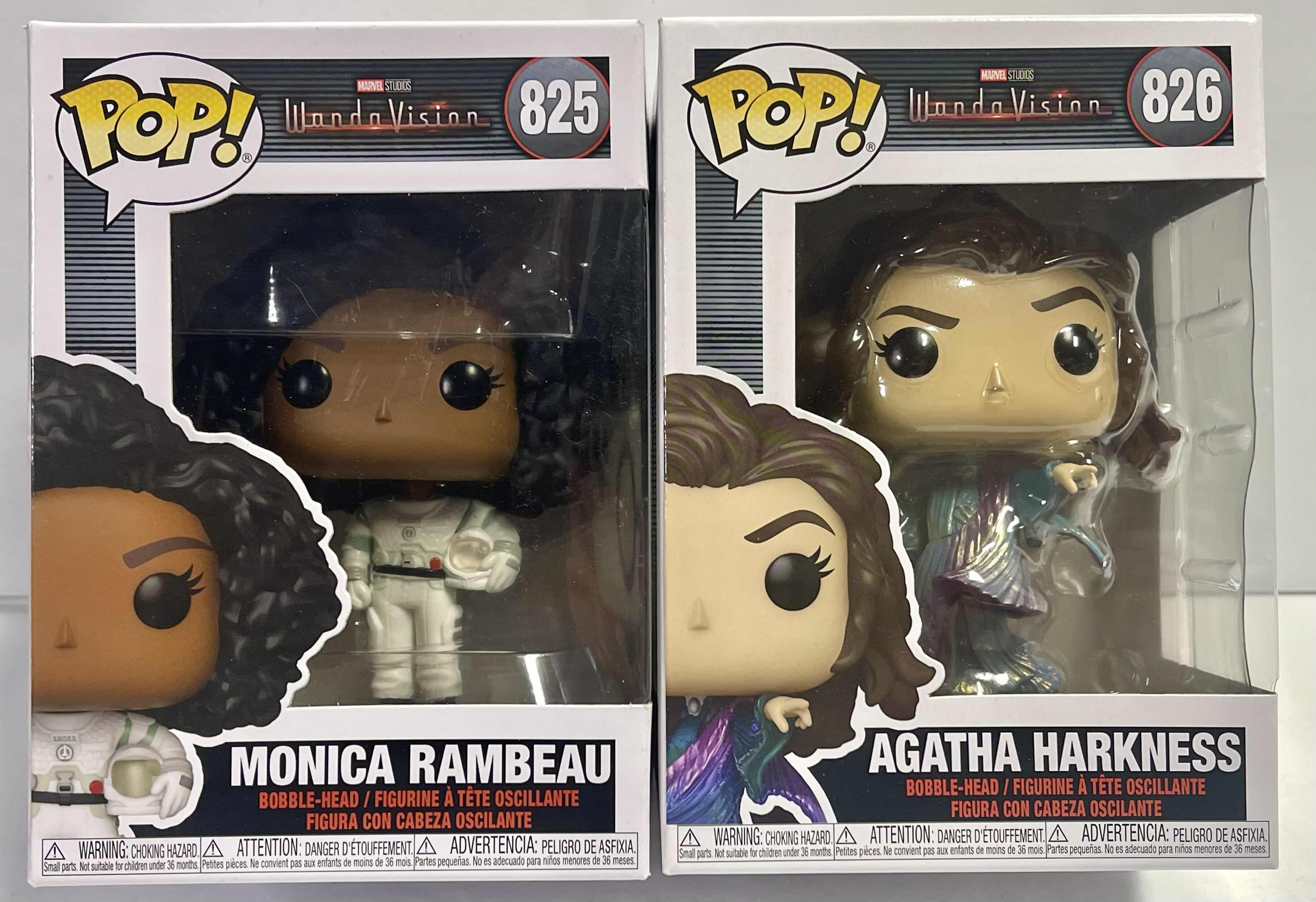 Photo 1 of NIB FUNKO POP! MARVEL WONDA VISION “AGATHA HARKNESS & MONICA RAMBEAU” - TOTAL RETAIL $ 42.00