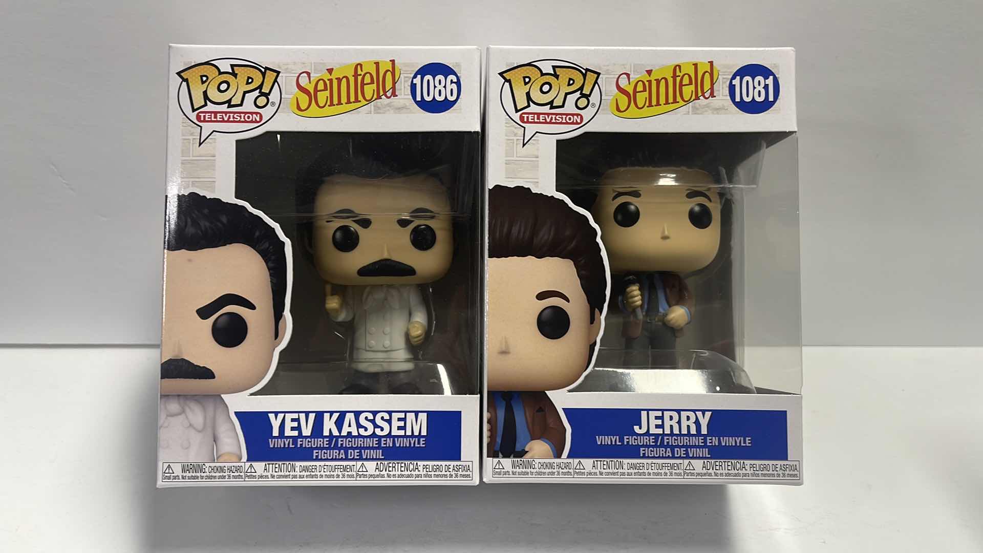 Photo 3 of NIB FUNKO POP! TELEVISION SERIES SEINFELD “JERRY & YEV KASSEM”-TOTAL RETAIL PRICE $29.00