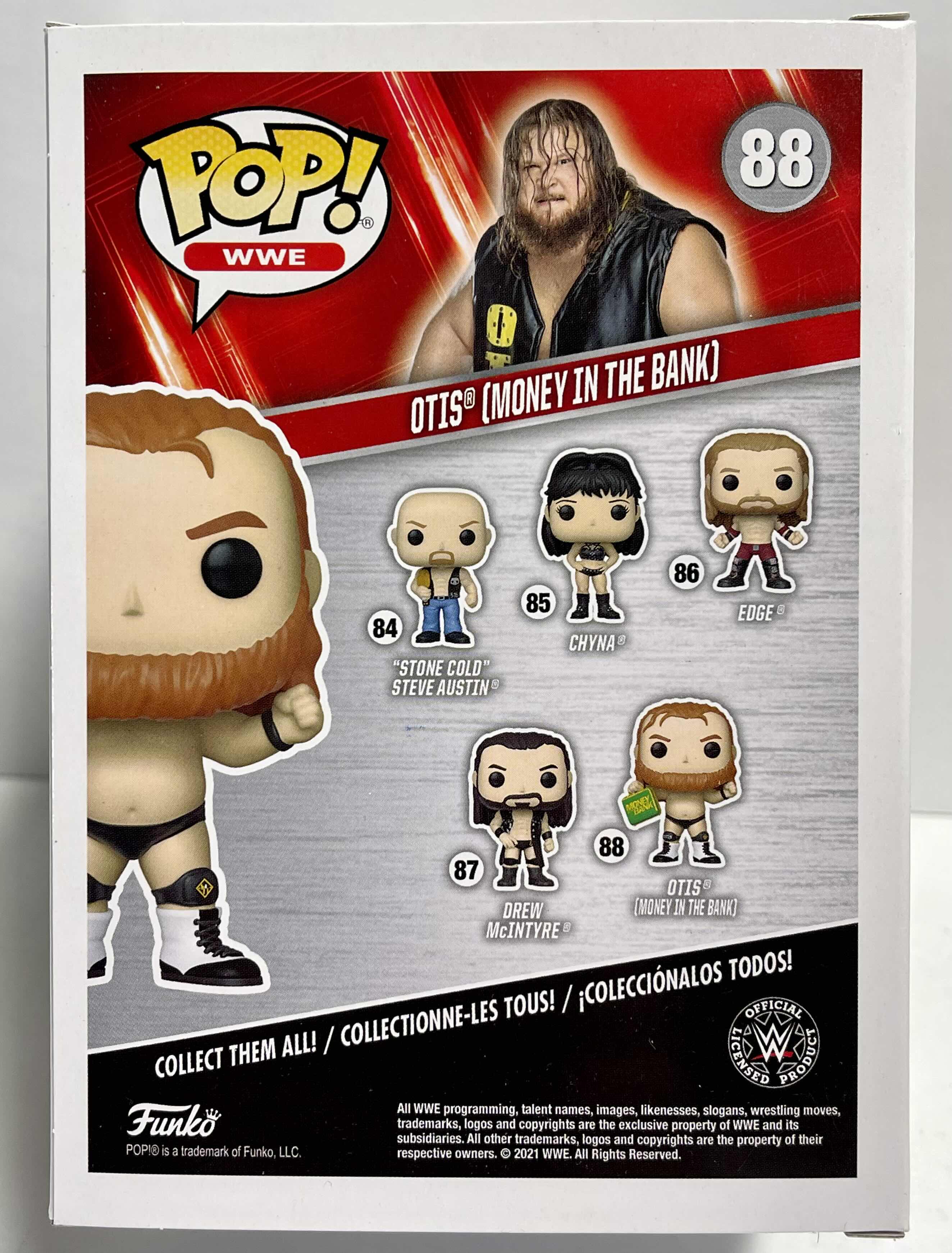 Photo 2 of NIB FUNKO POP! WWE SERIES “OTIS (MONEY IN THE BANK)” - $24.99