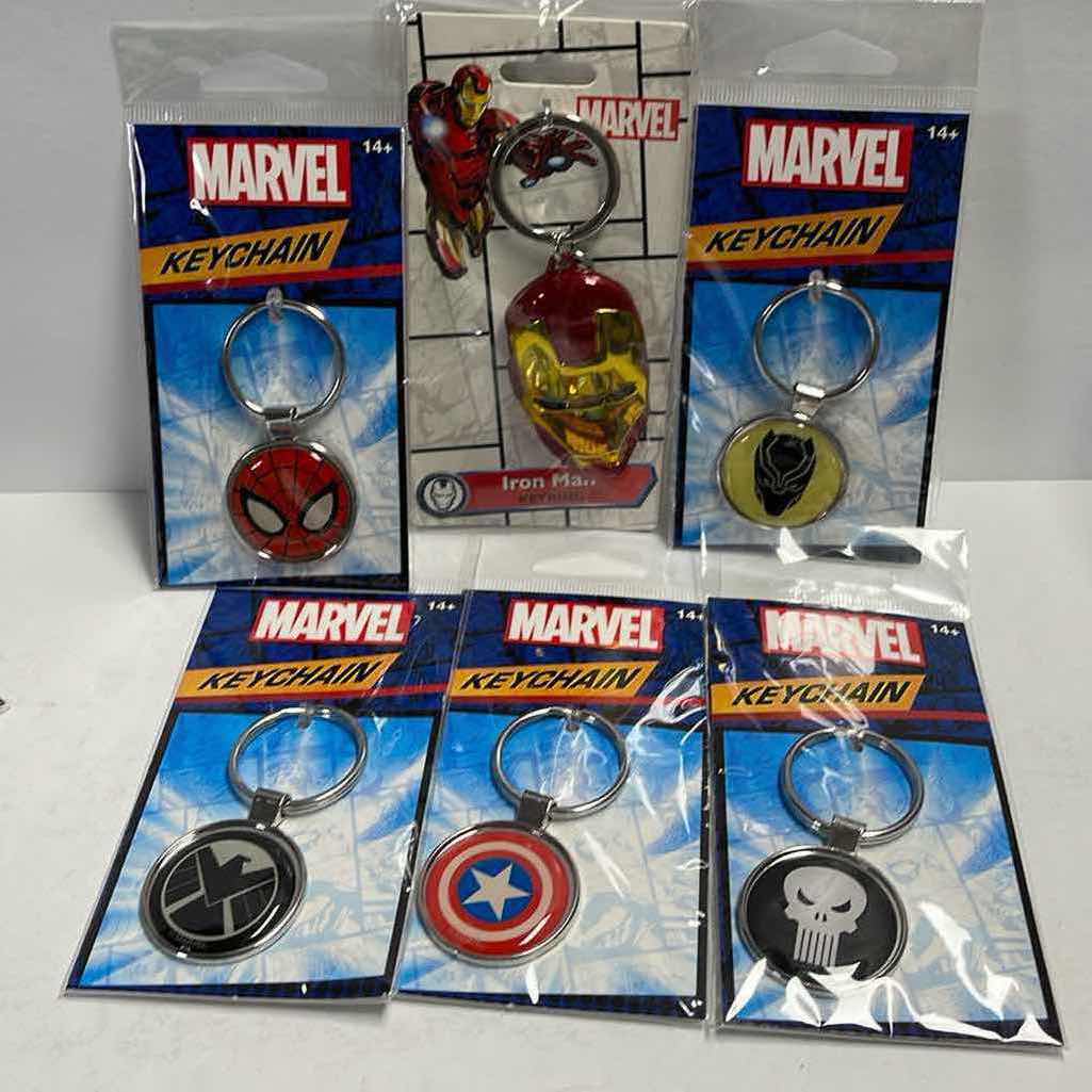 Photo 1 of NEW MARVEL KEY CHAINS - RETAIL PRICE;$41.00