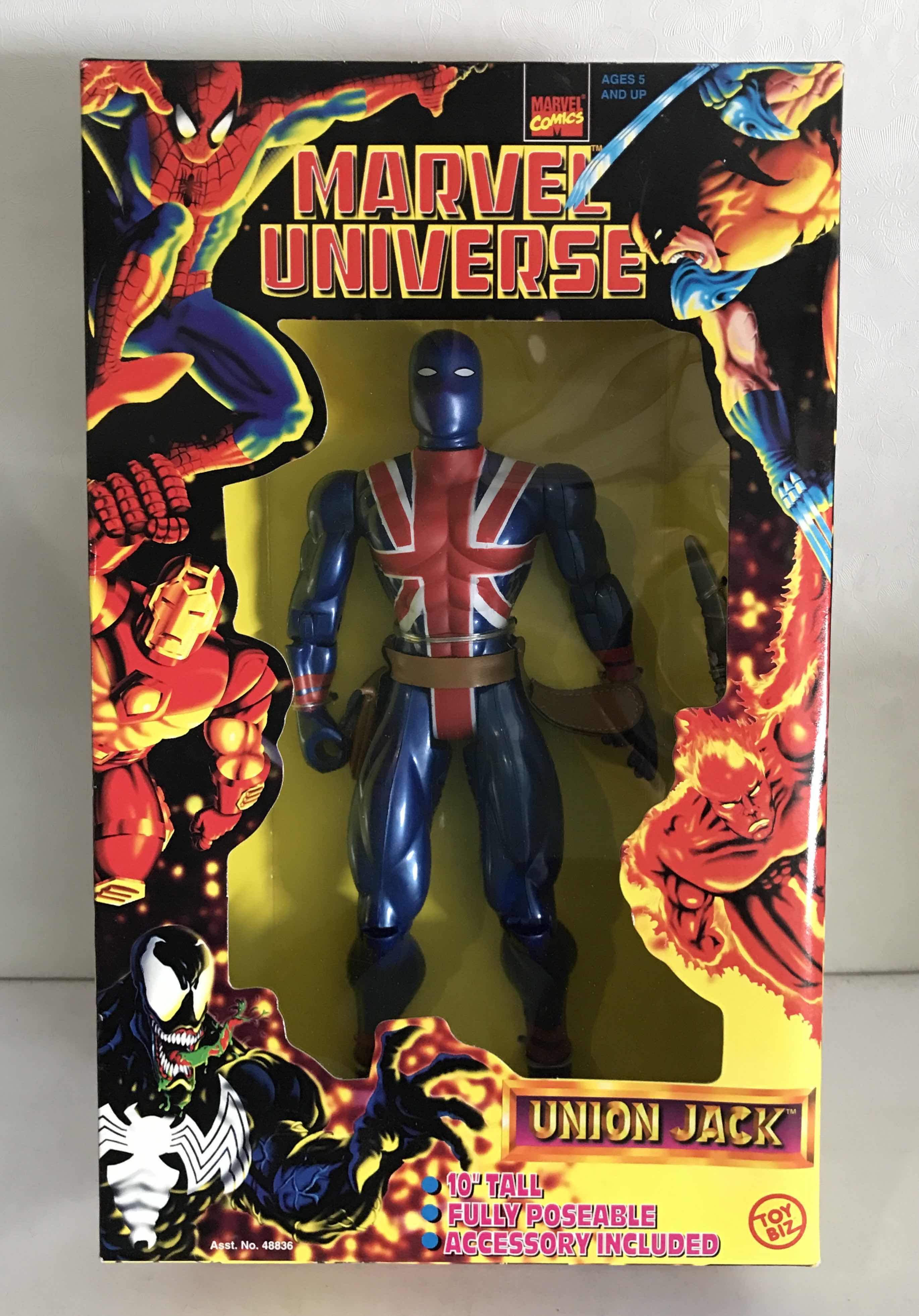 Photo 1 of NIB MARVEL UNIVERSE “UNION JACK” - RETAIL PRICE $30.00