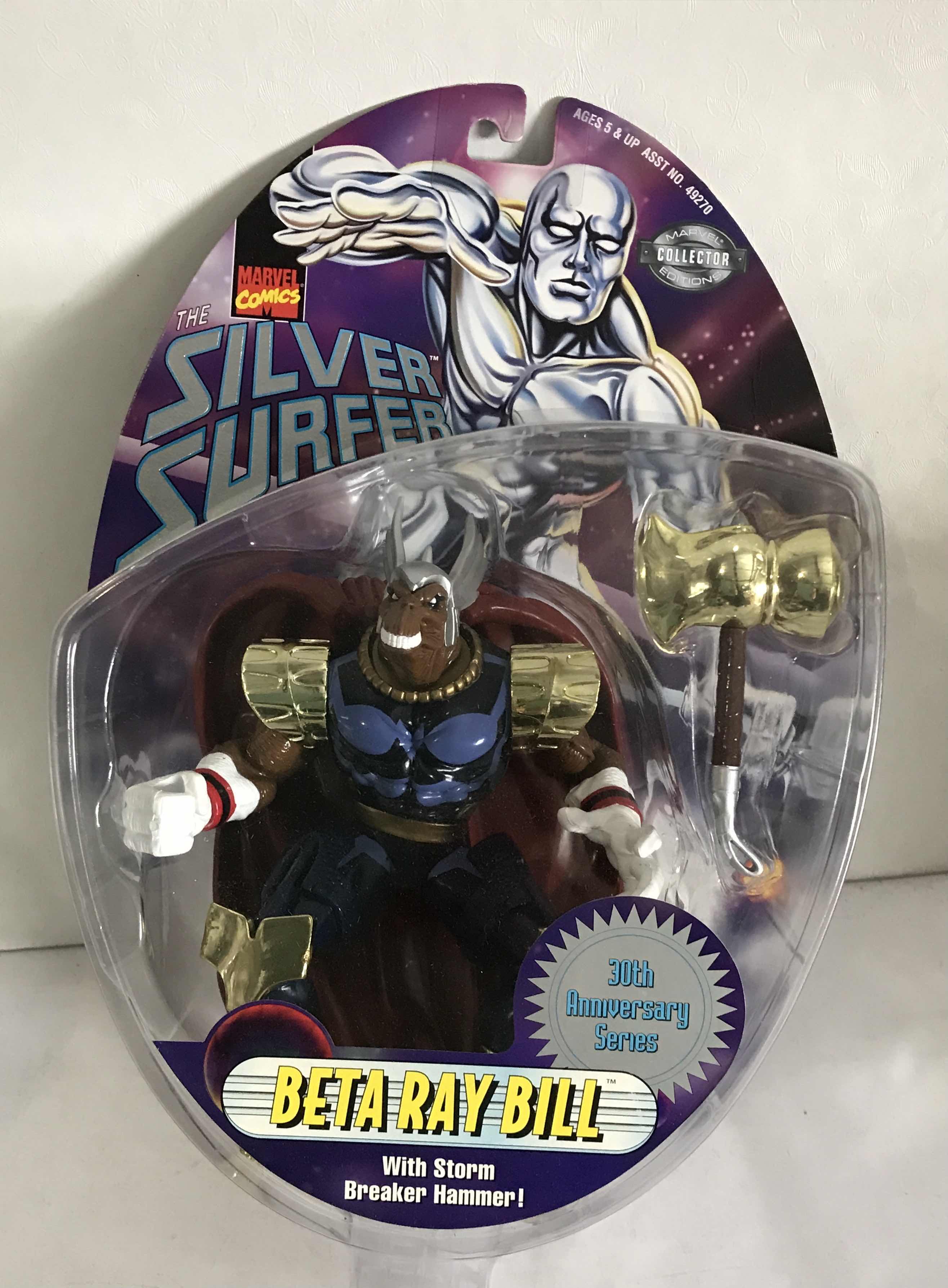 Photo 1 of NIB SILVER SURFER 30th ANNIVERSARY SERIES “BETA RAY BILL” - RETAIL PRICE $40.00