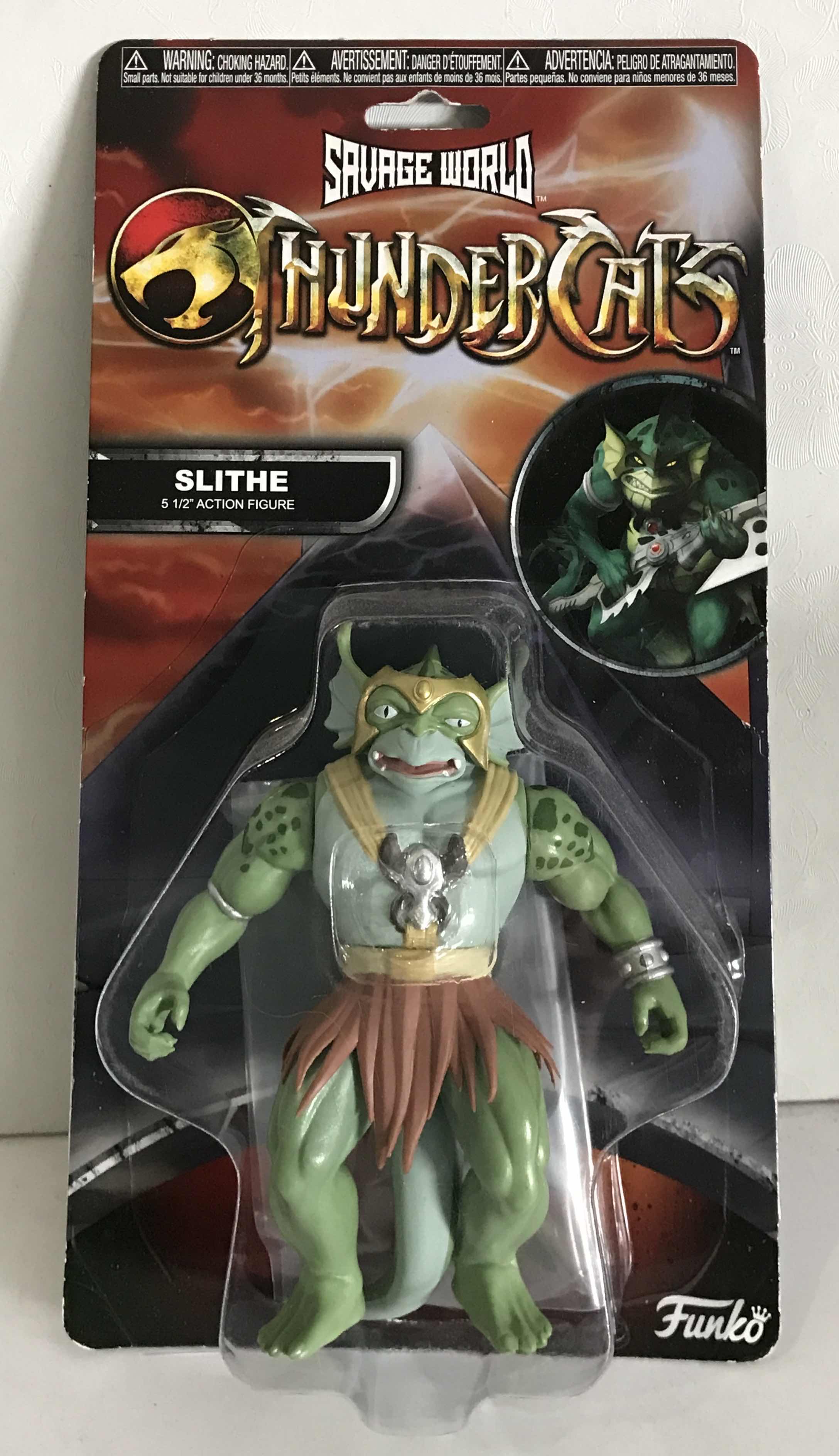 Photo 1 of NIB SAVAGE WORLD THUNDER CATS “SLITHE” - RETAIL PRICE $20.00