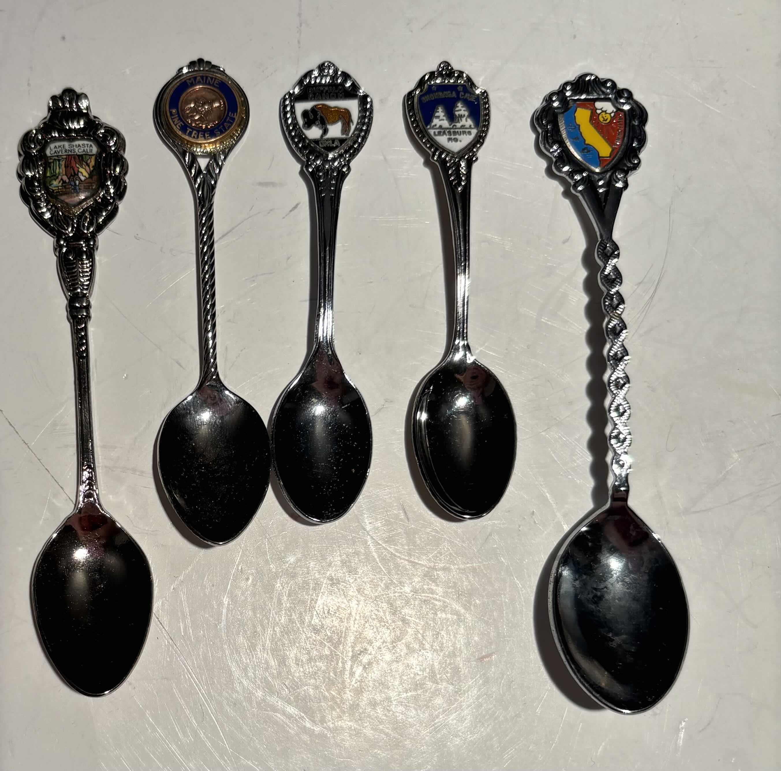 Photo 2 of 11- COLLECTIBLE SILVER SPOONS