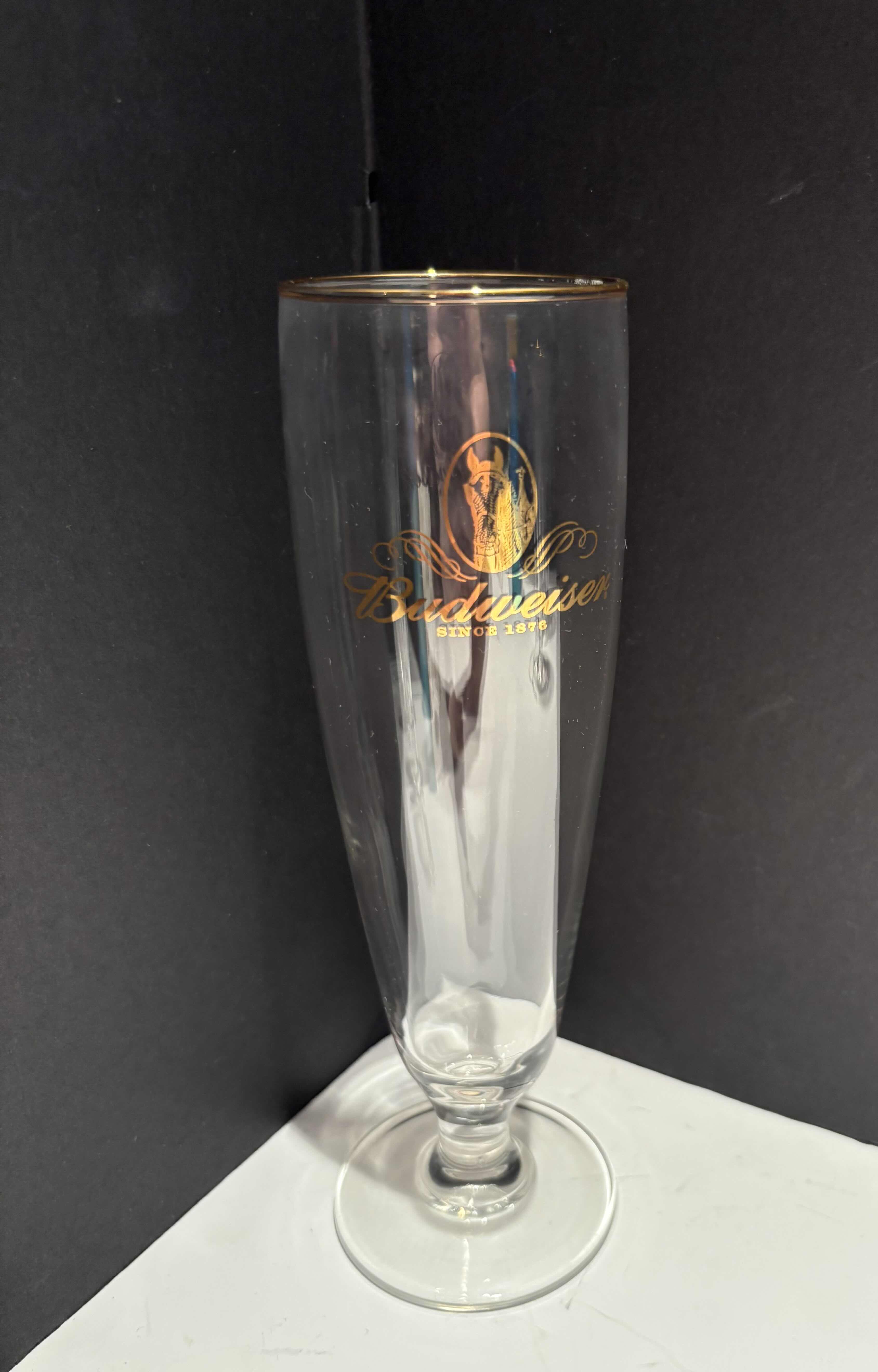 Photo 2 of 4 BUDWEISER CLYDESDALE PILSNER GLASSES