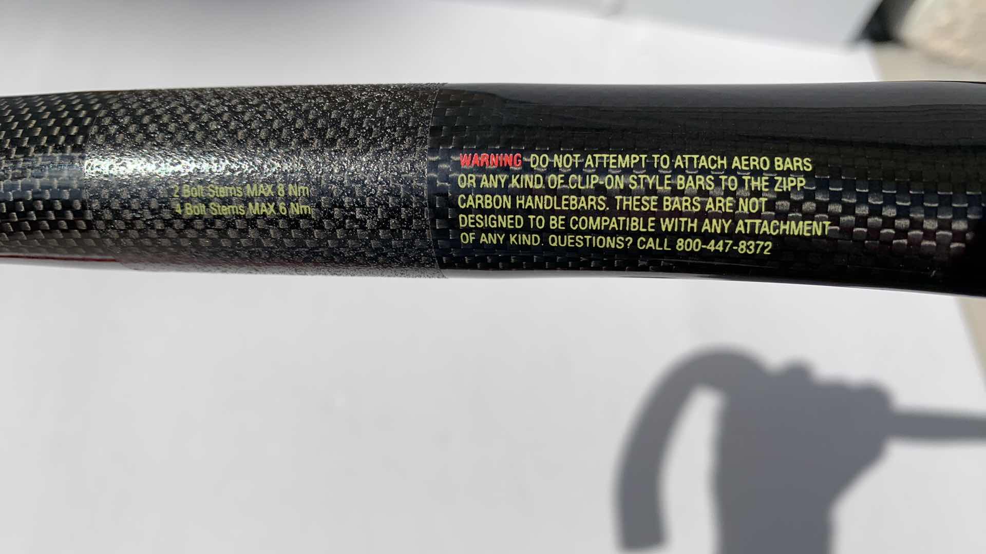 Photo 4 of ZIPP CARBON FIBER HANDLEBAR