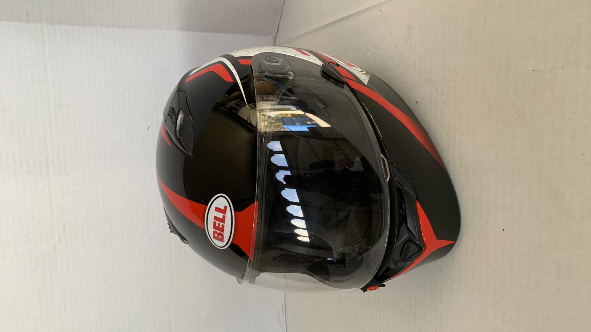 Photo 1 of BELL QUALIFIER DOT STREET BIKE/MOTORCYCLE HELMET SIZE M. ECE 2205 RED AND BLACK
