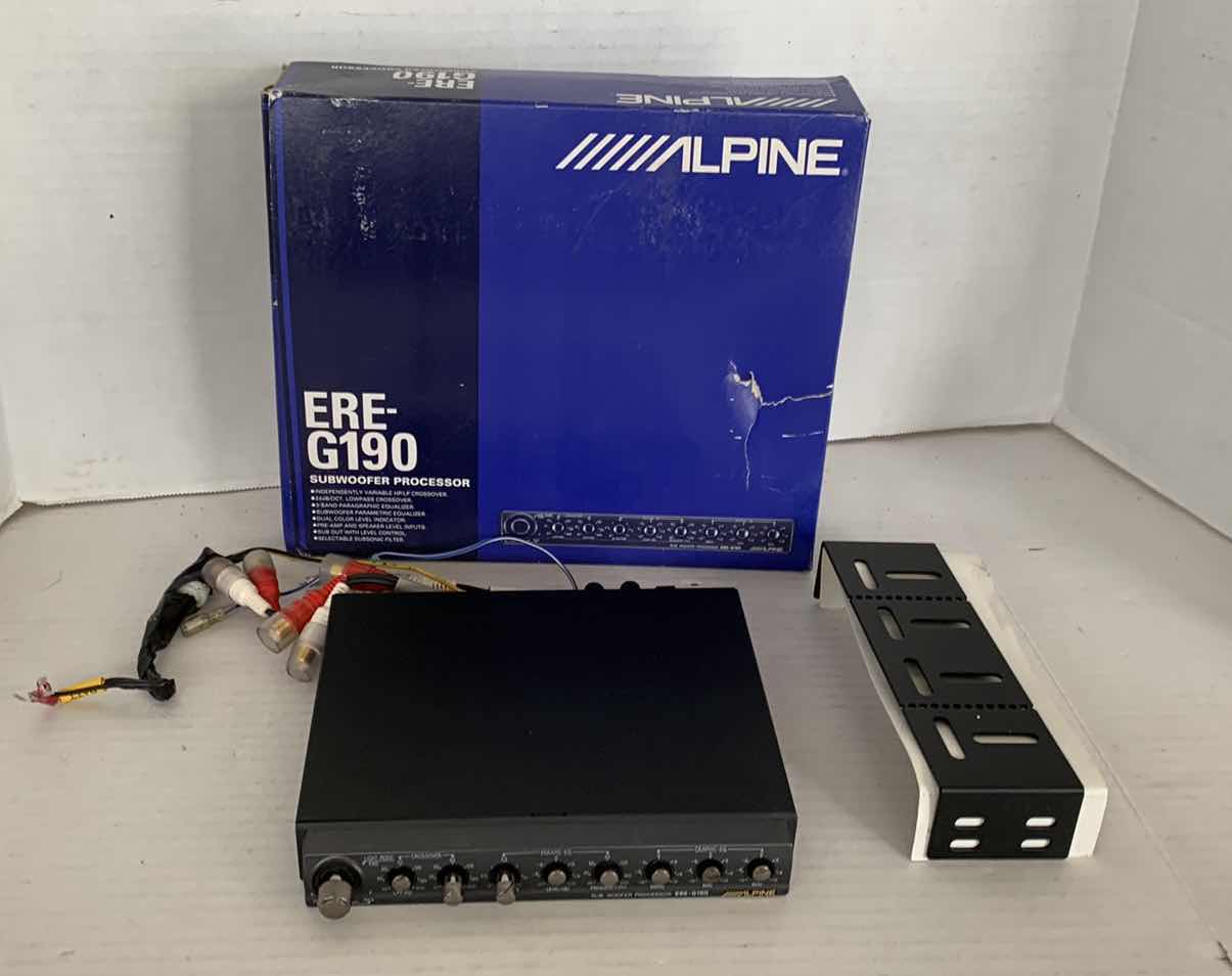 Photo 1 of ALPINE SUBWOOFER PROCESSOR ERE-G190