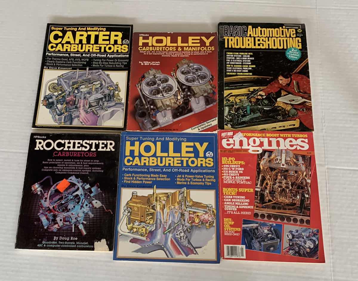Photo 1 of AUTOMOBILE CARBURETOR BOOKS HOLLEY AND ROCHESTER