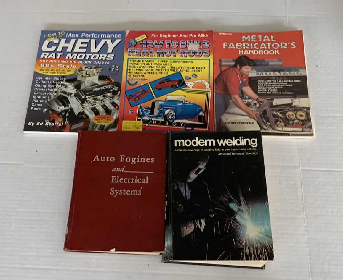 Photo 1 of AUTOMOBILE ENGINE AND WELDING BOOKS