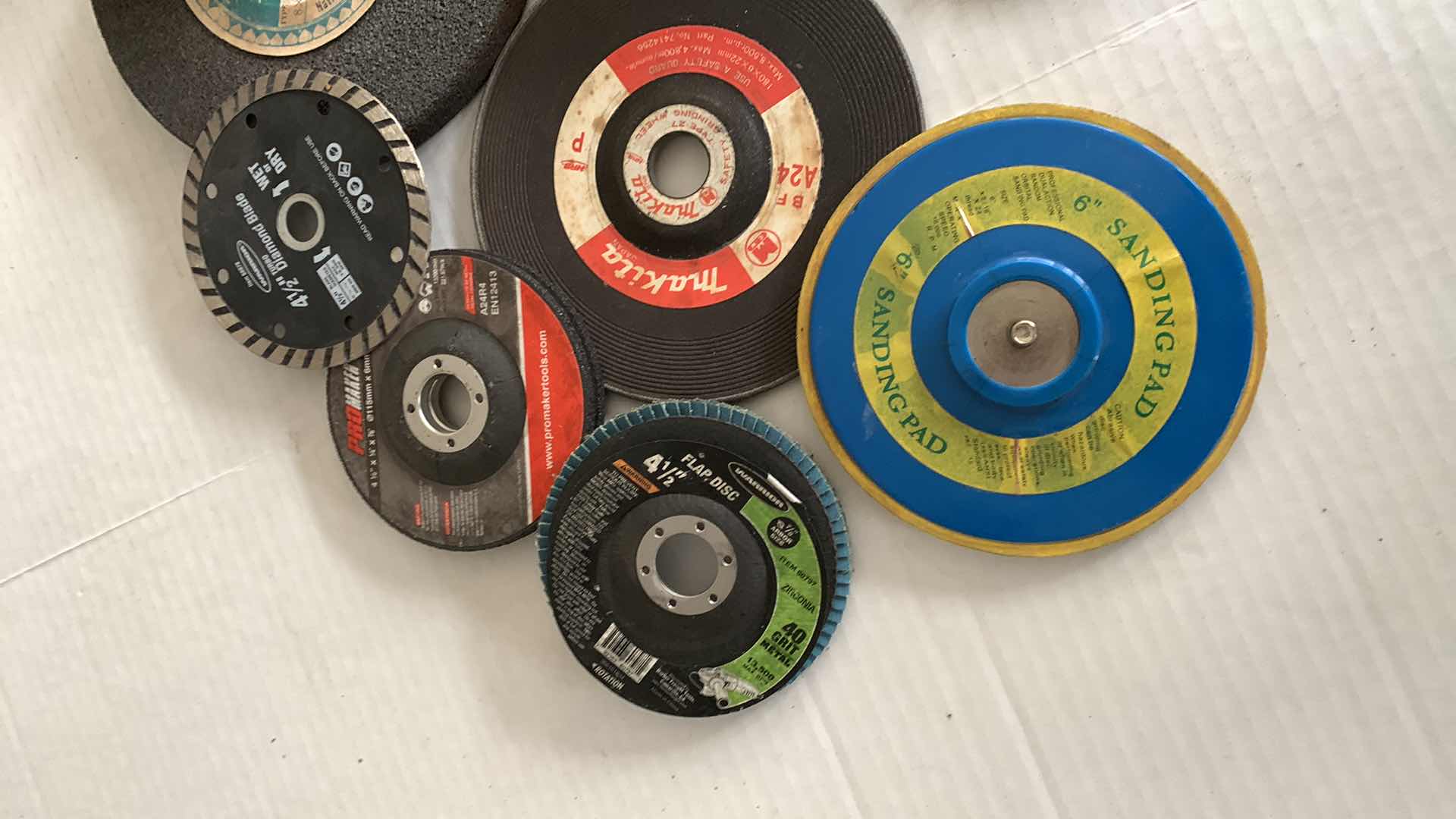 Photo 1 of ASSORTED SANDING PADS