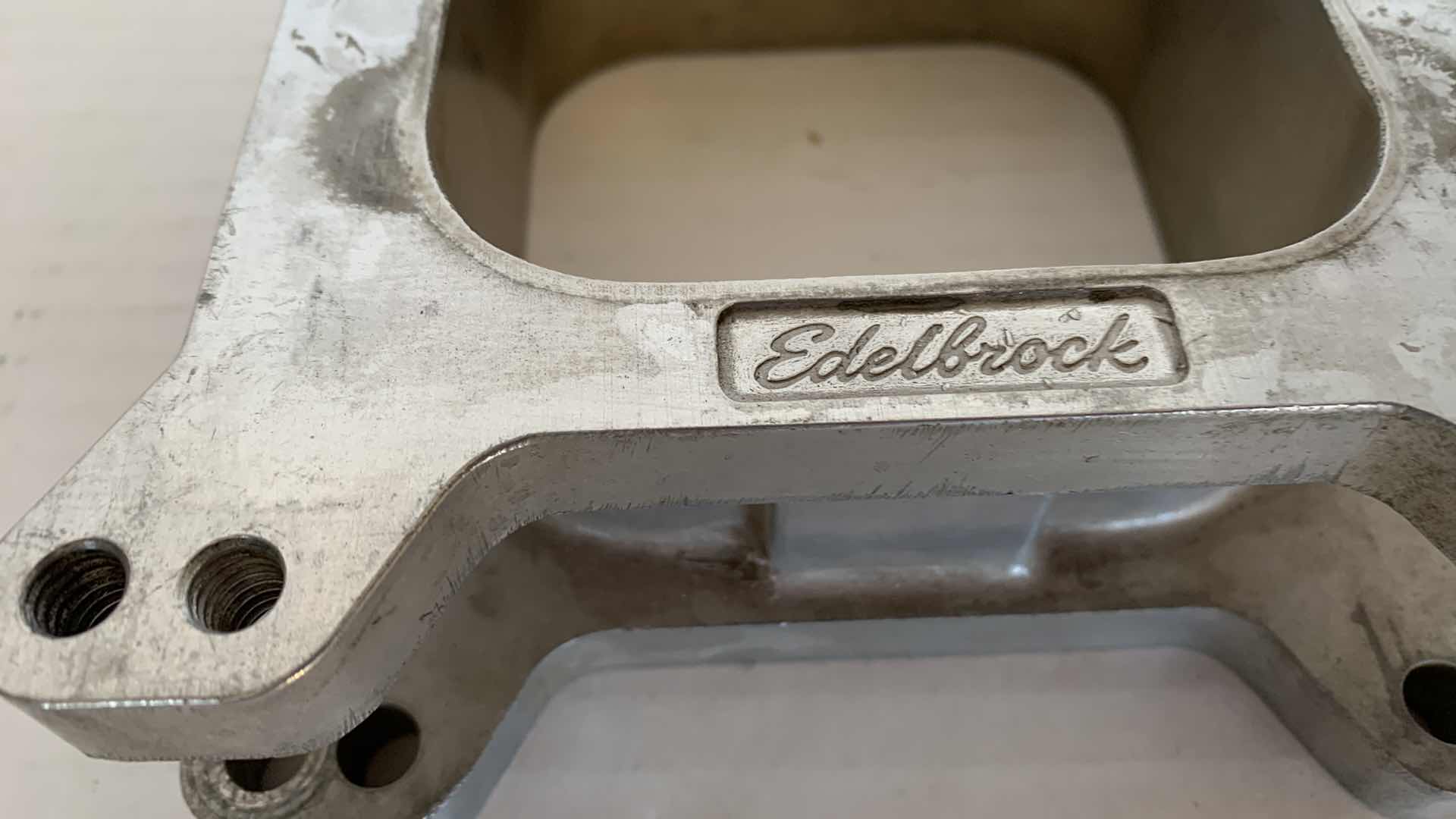 Photo 1 of AUTO PARTS-EDELBROCK 1 & 1/2” CARBURETOR SPACER CAT. NO. 8712