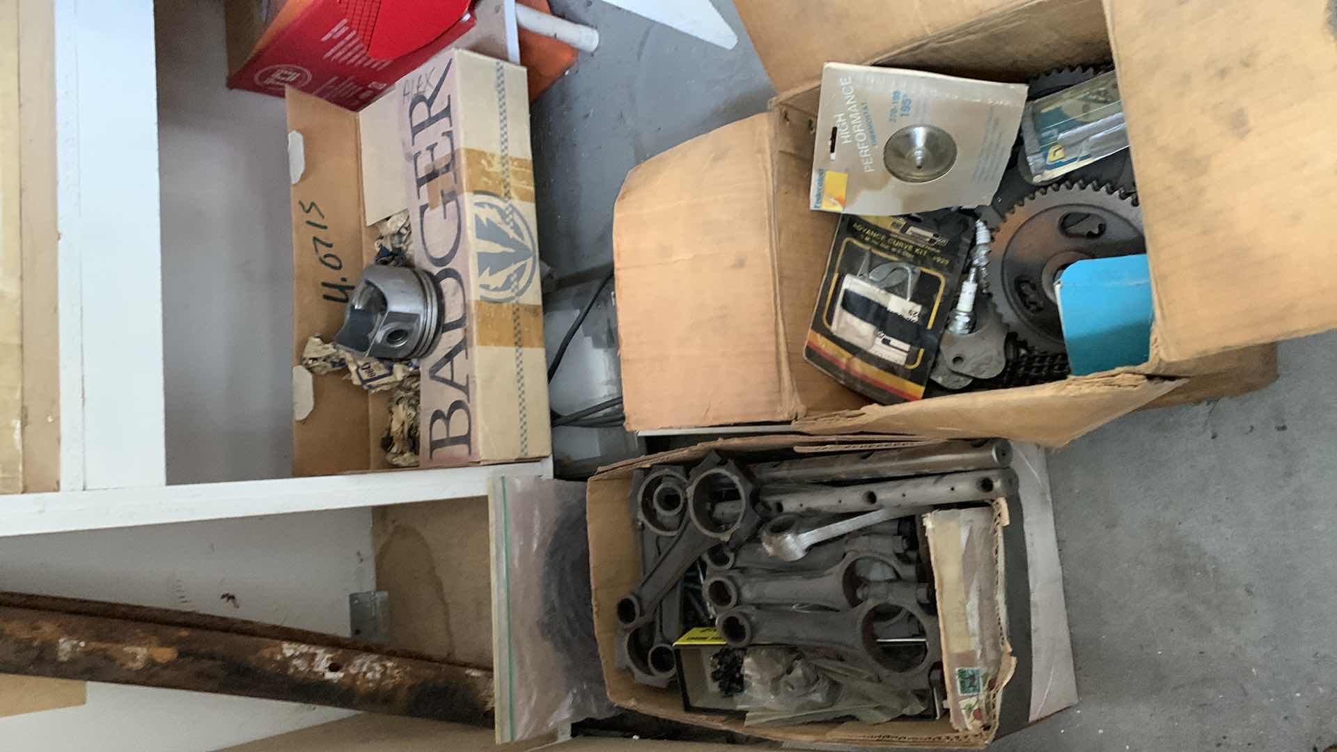 Photo 1 of ASSORTED USED ENGINE PARTS