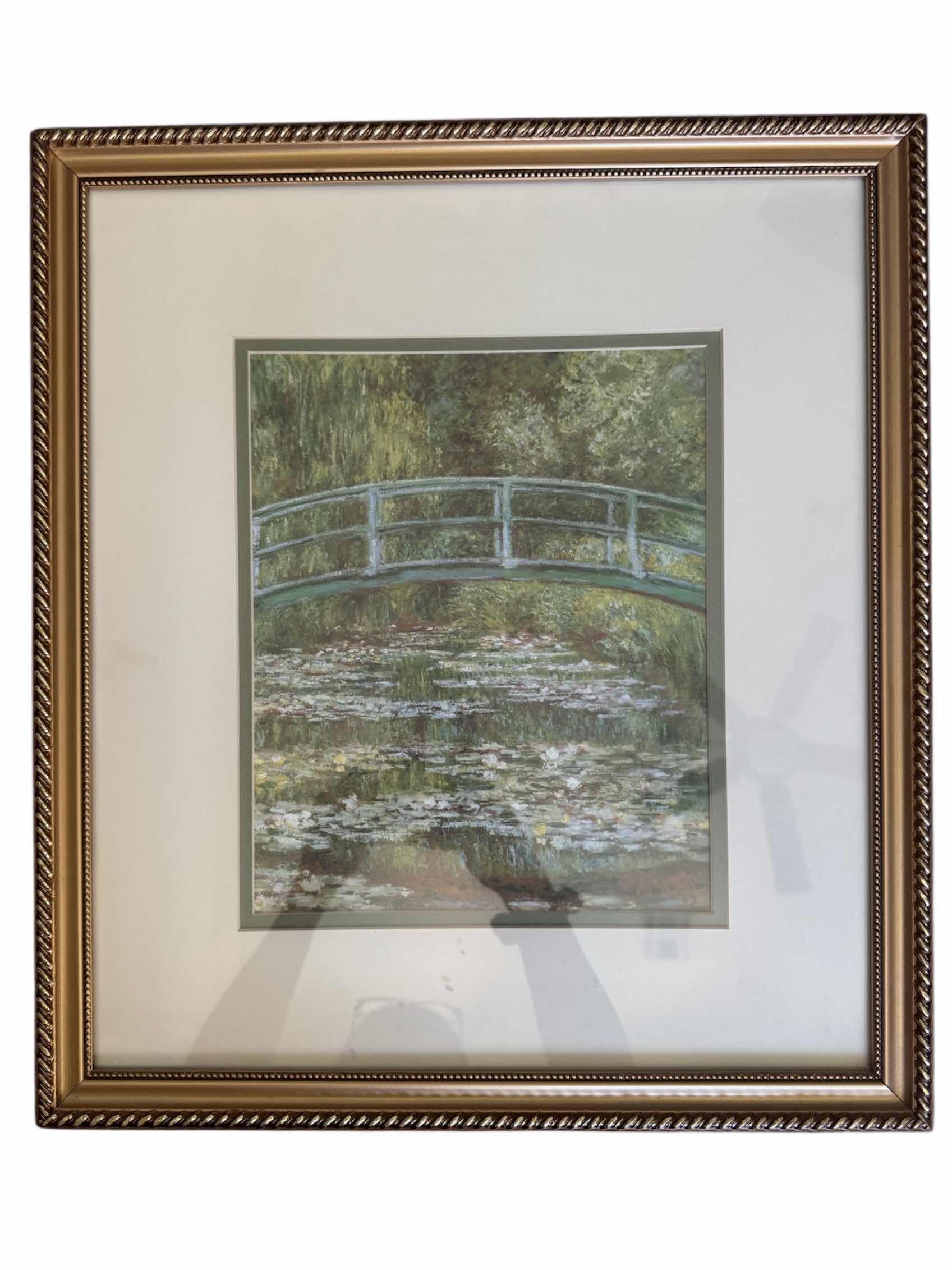 Photo 1 of 55
VINTAGE FRAMED ARTWORK, “ THE WATER LILY POND” CLAUDE MONET. HOME DECOR
16.75” X 19” X H1”
