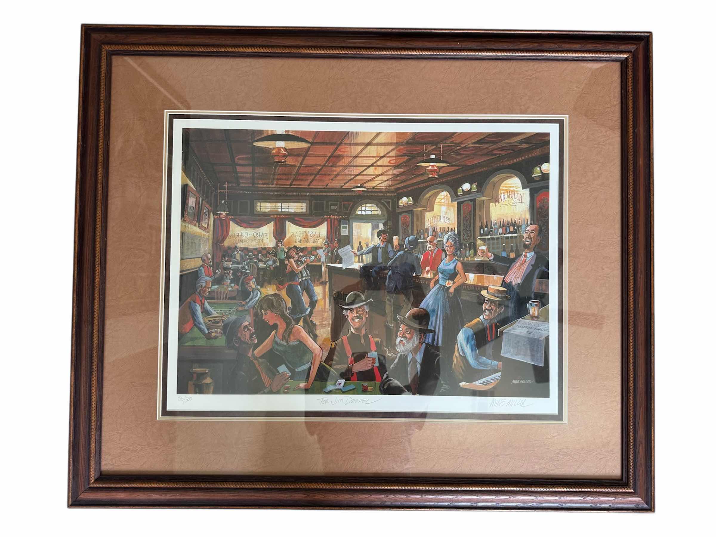 Photo 1 of 145
VINTAGE OAKWOOD FRAMED SIGNED MIKE MILLER “OLD WEST NEVADA SALOON”
37.5” X 31” X H1.5”