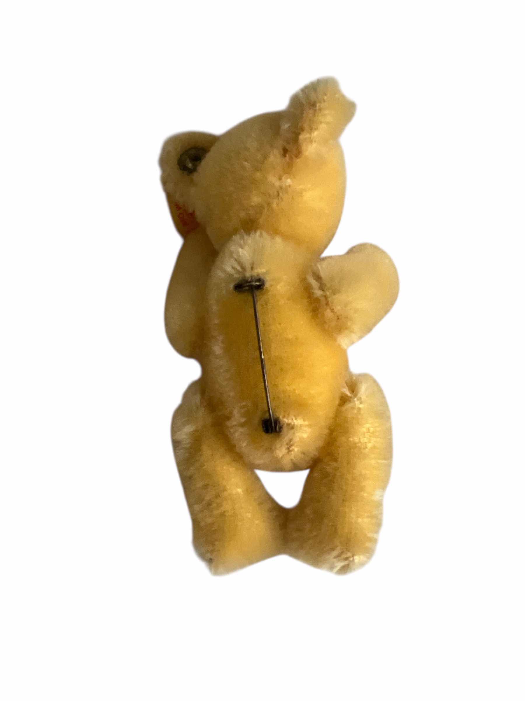 Photo 1 of STEIFF JOINTED MOHAIR TEDDY  BEAR 3”
