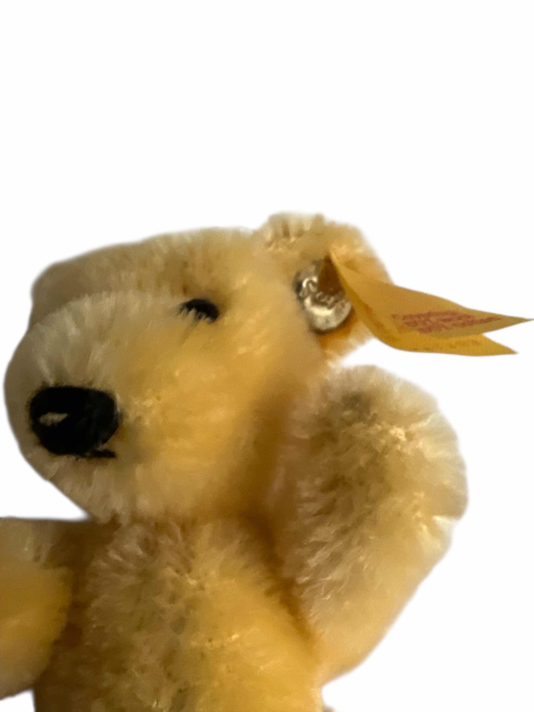 Photo 1 of STEIFF JOINTED MOHAIR TEDDY  BEAR 3”