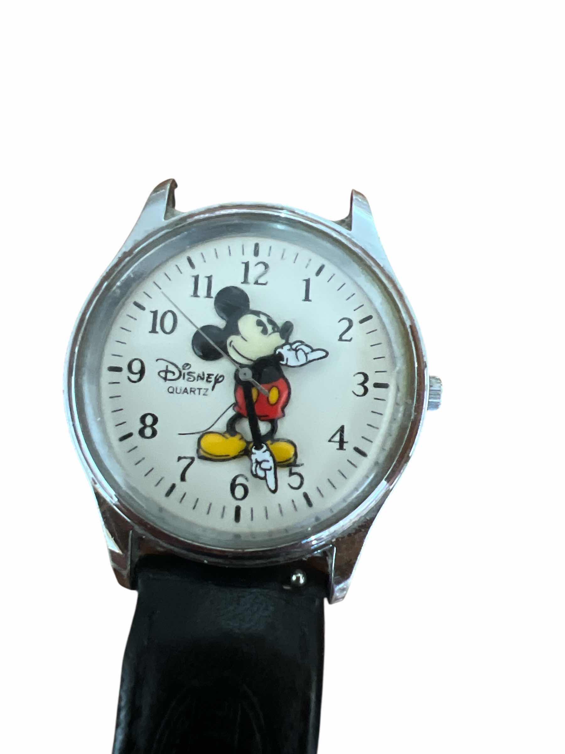 Photo 1 of DISNEY MICKEY MOUSE WATCH AND NEW WRISTBAND - AUTHENTIC ORIGINAL DISNEY PARK WATCH - QUARTZ