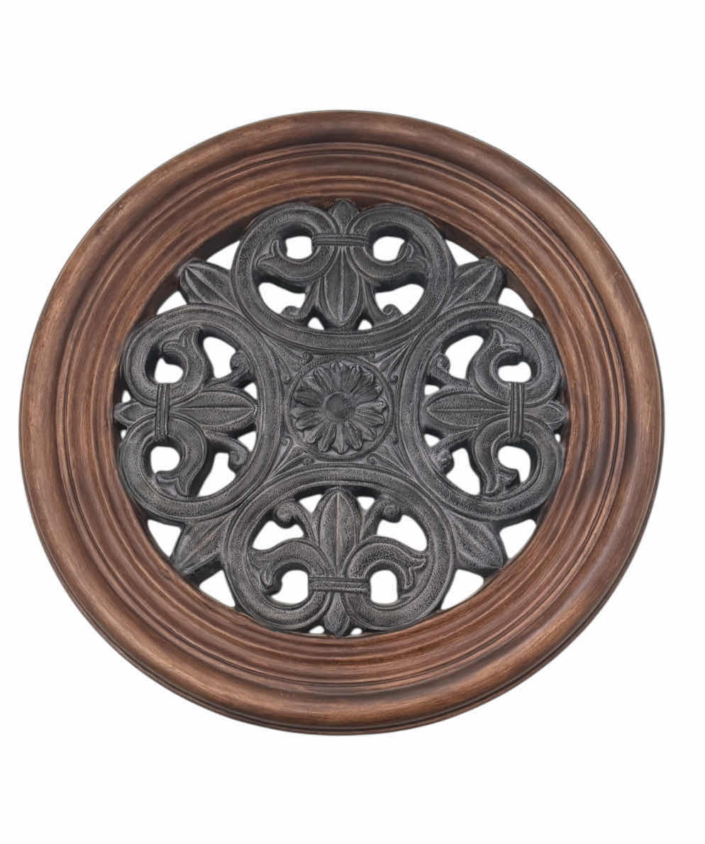 Photo 1 of 80
VINTAGE HOME DECOR, WOOD CARVED AND METAL ARTWORK, ART COLLECTION

D30.5” X H2.5”
