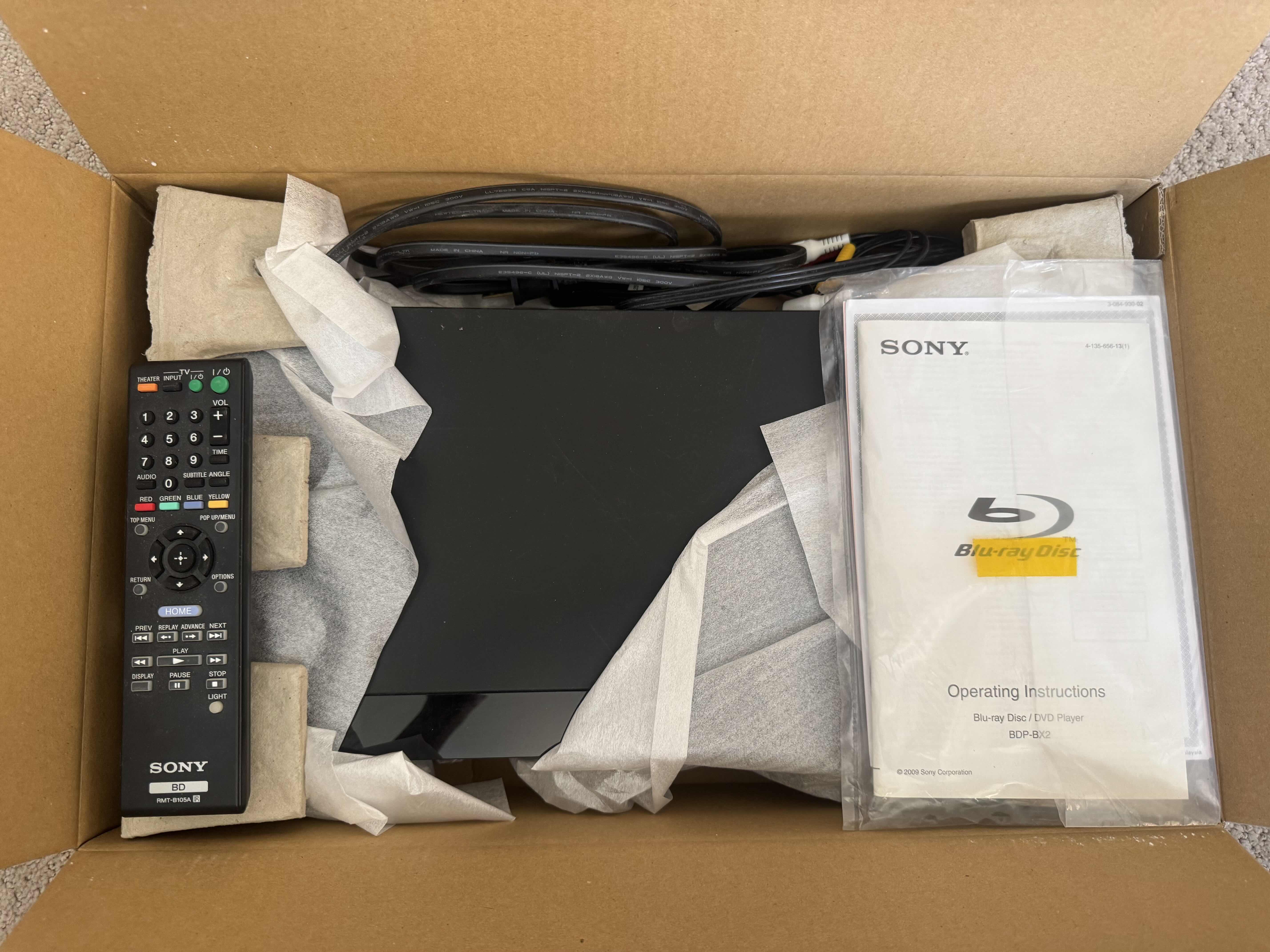 Photo 1 of 60
VINTAGE SONY BLU-RAY DISC/DVD PLAYER, FULL HD 1080P, HDMI, JAVA POWERED, COMPACT DIGITAL AUDIO.