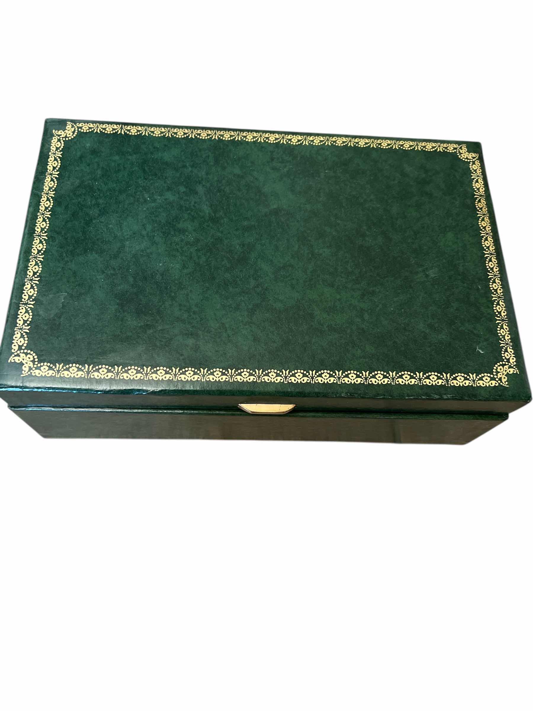 Photo 1 of THREE TIERED JEWELRY BOX - MIRRORED - AND CONTENTS