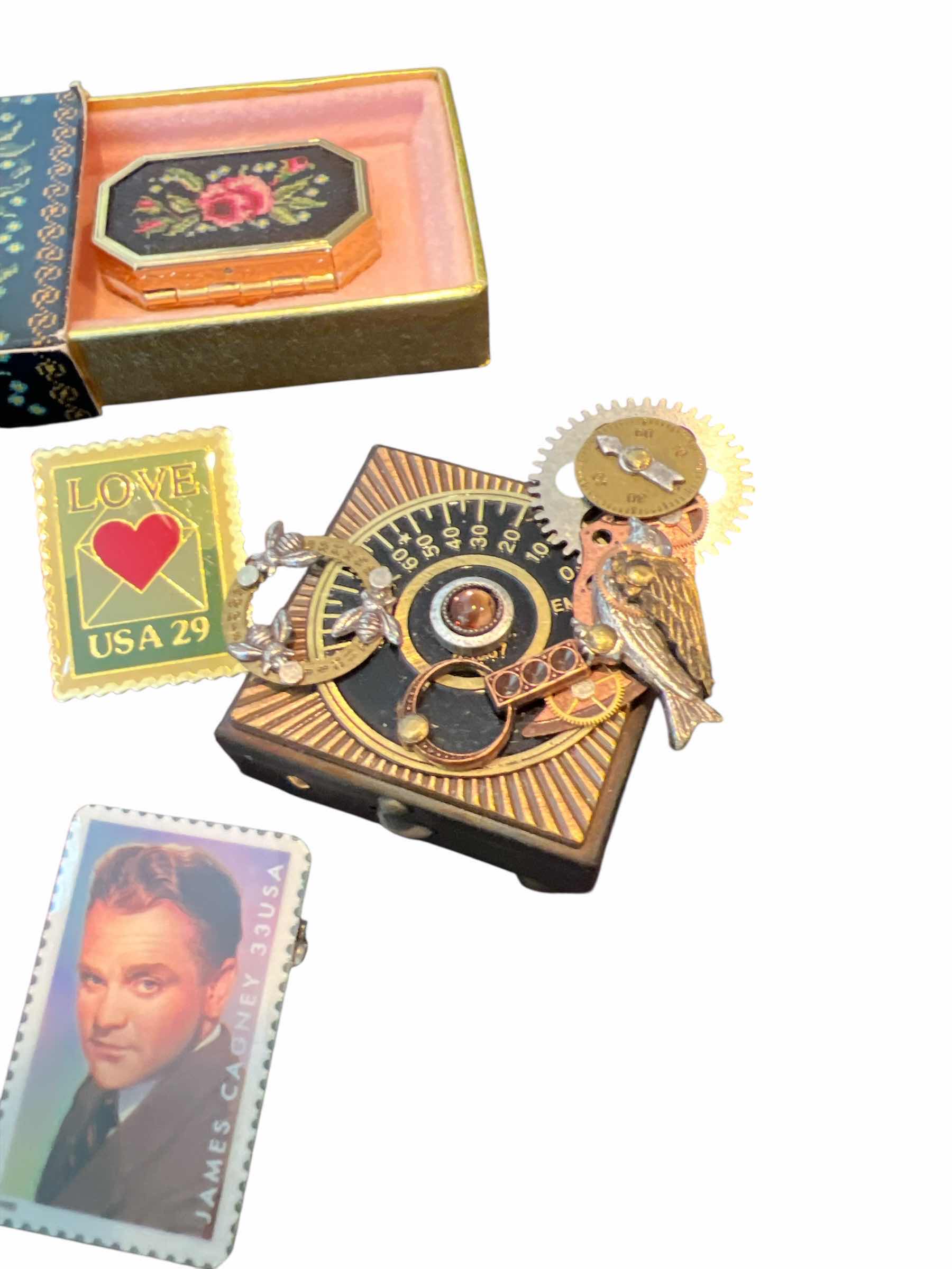 Photo 1 of COLLECTIBLE PINS AND PILL BOXES