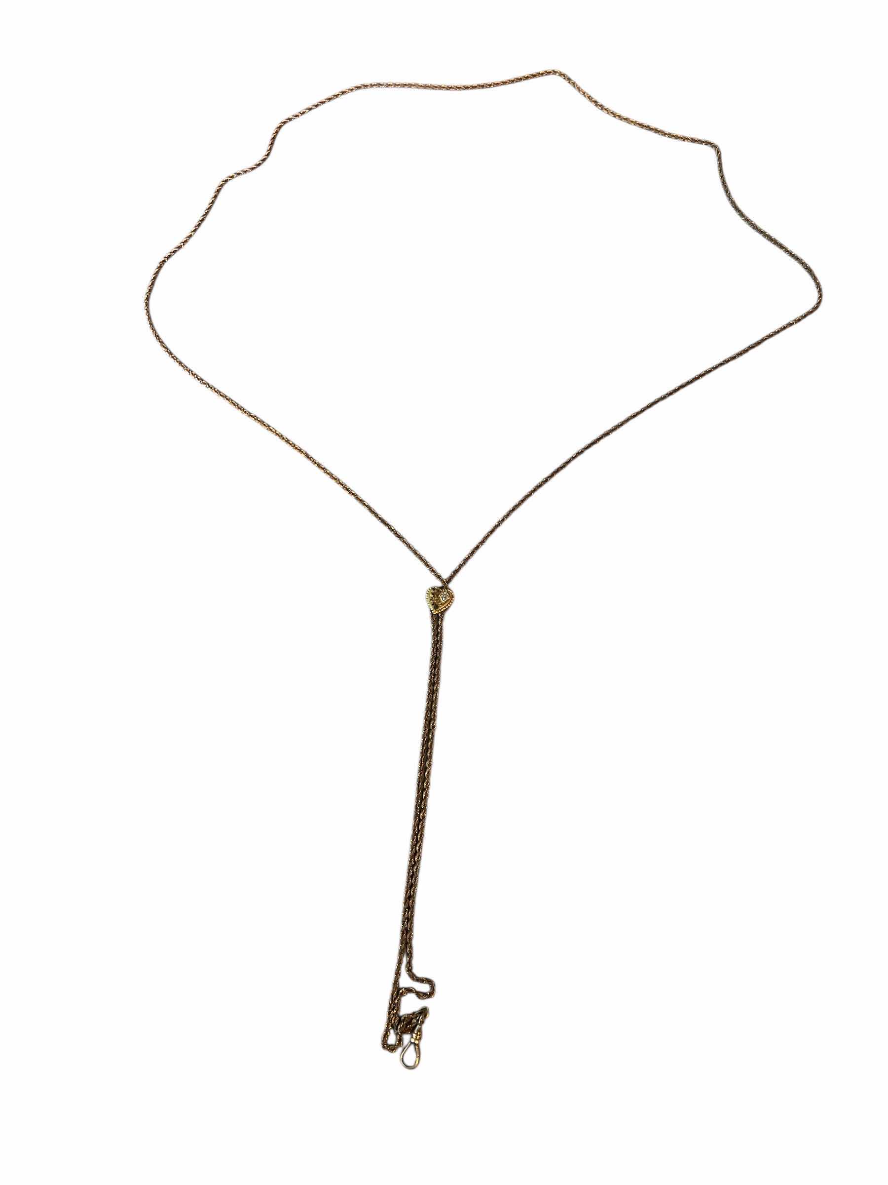 Photo 1 of ANTIQUE SLIDING CHARM ADJUSTABLE NECKLACE - 24”