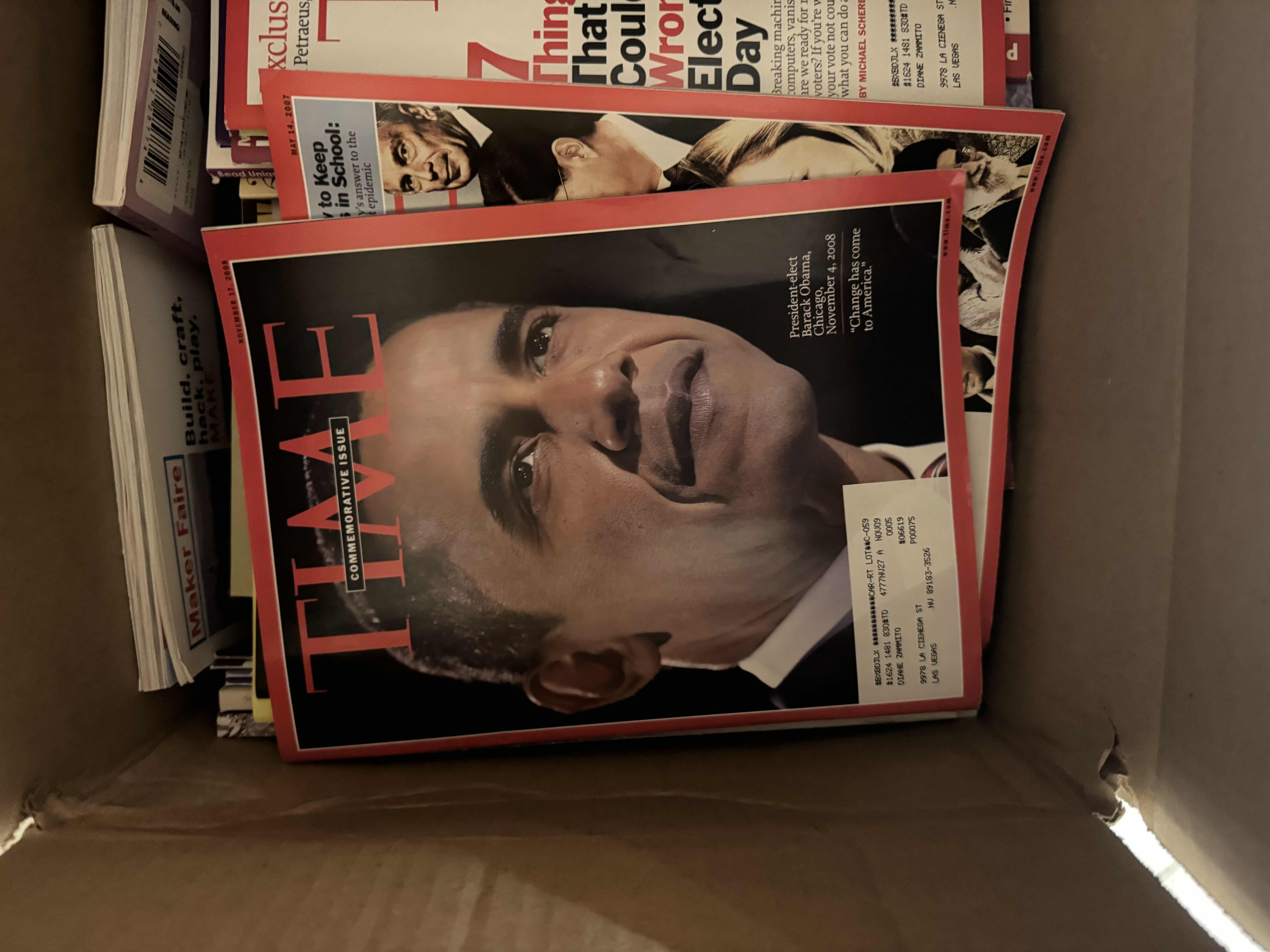 Photo 1 of BOX OF ASSORTED MAGAZINES