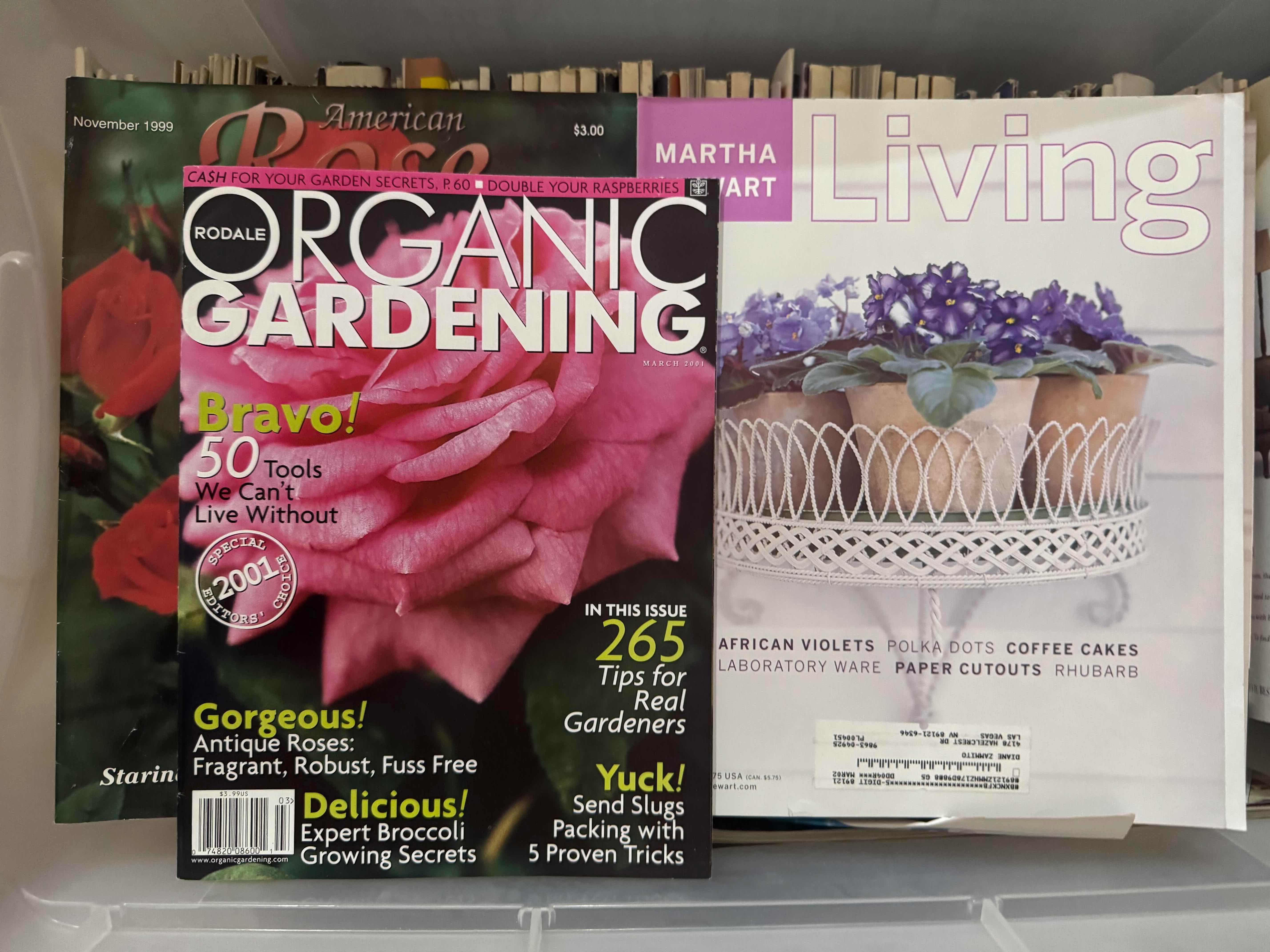 Photo 1 of TOTE OF MAGAZINES