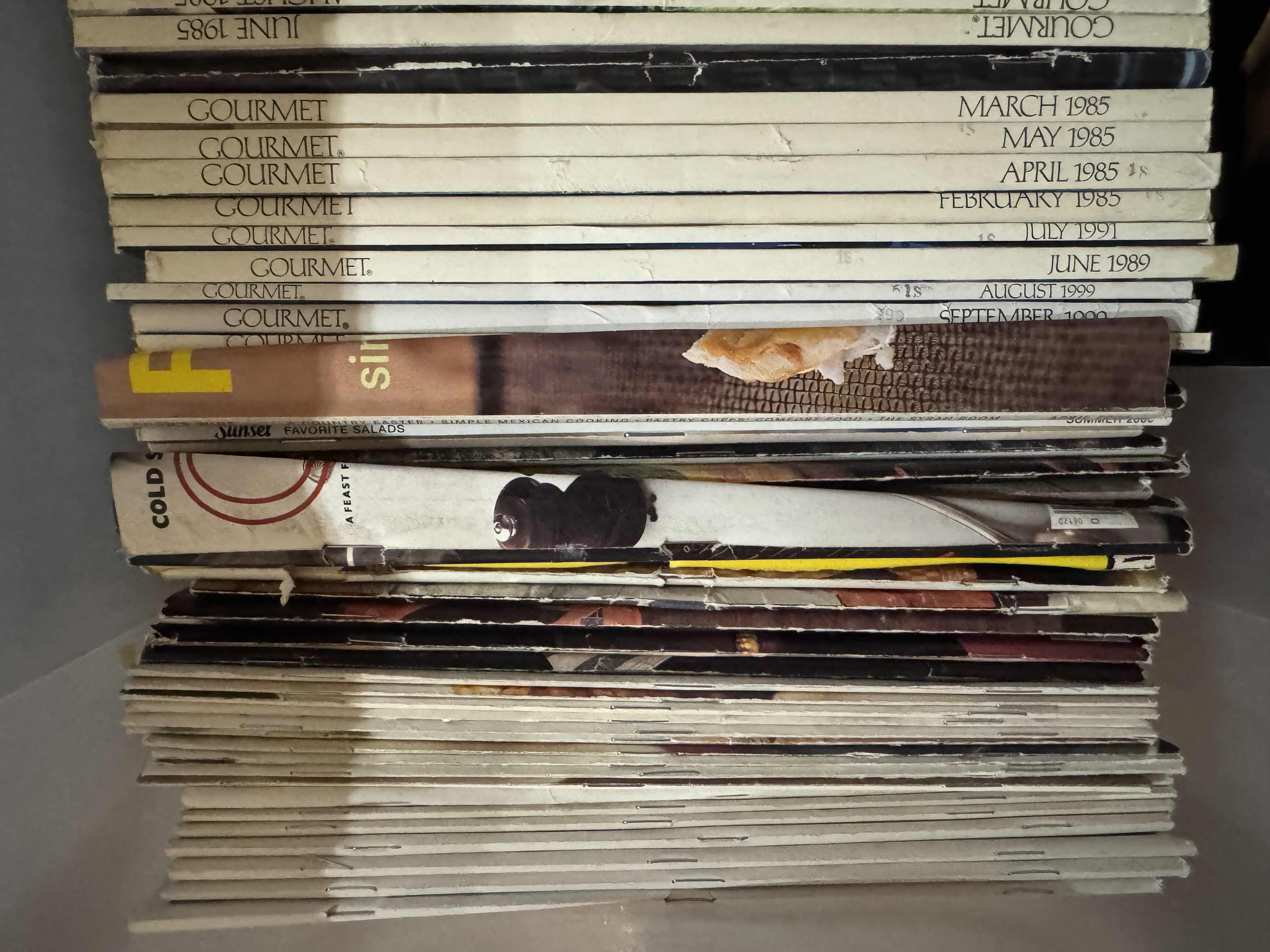 Photo 1 of TOTE OF MAGAZINES