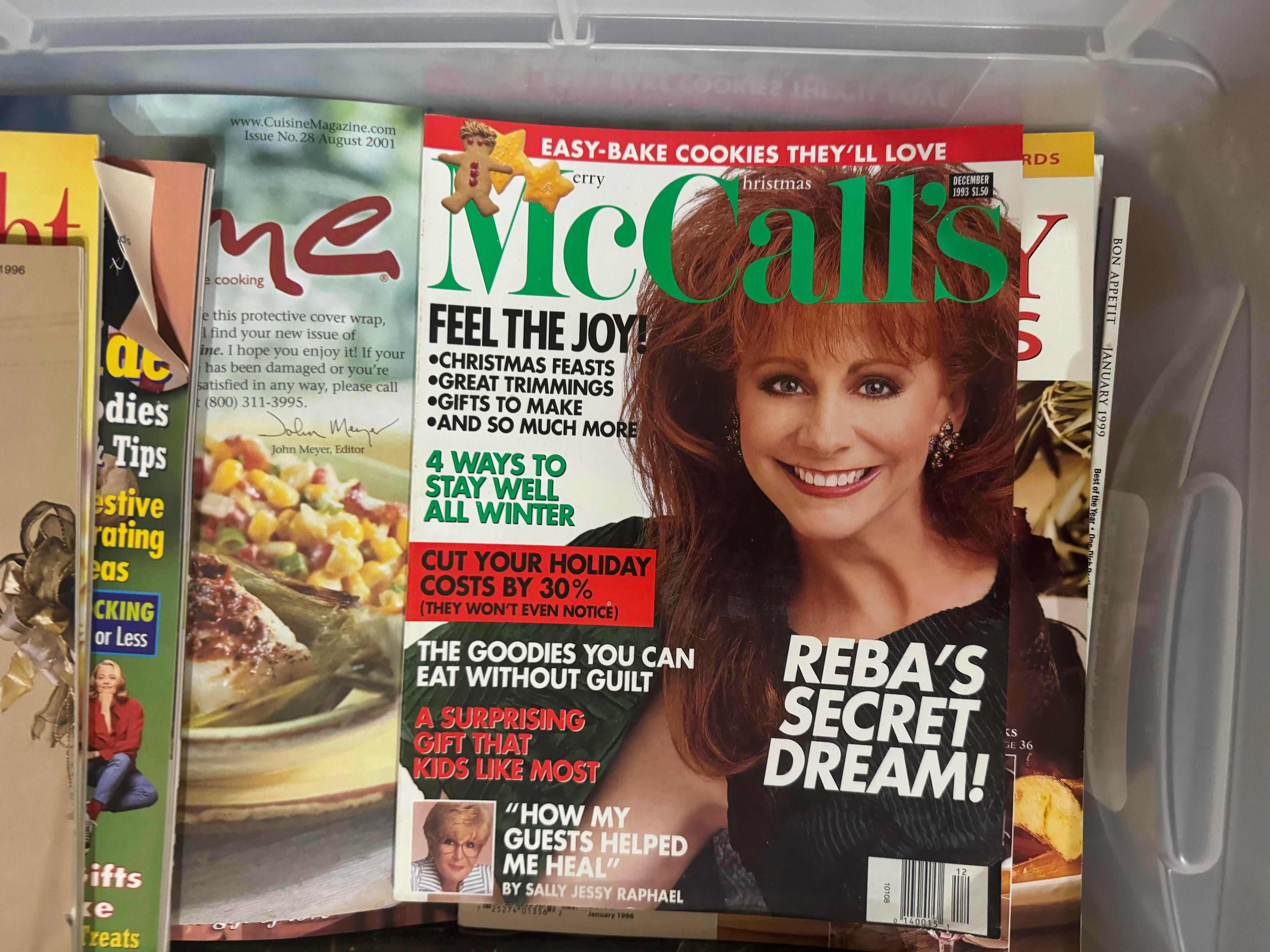 Photo 1 of TOTE OF MAGAZINES