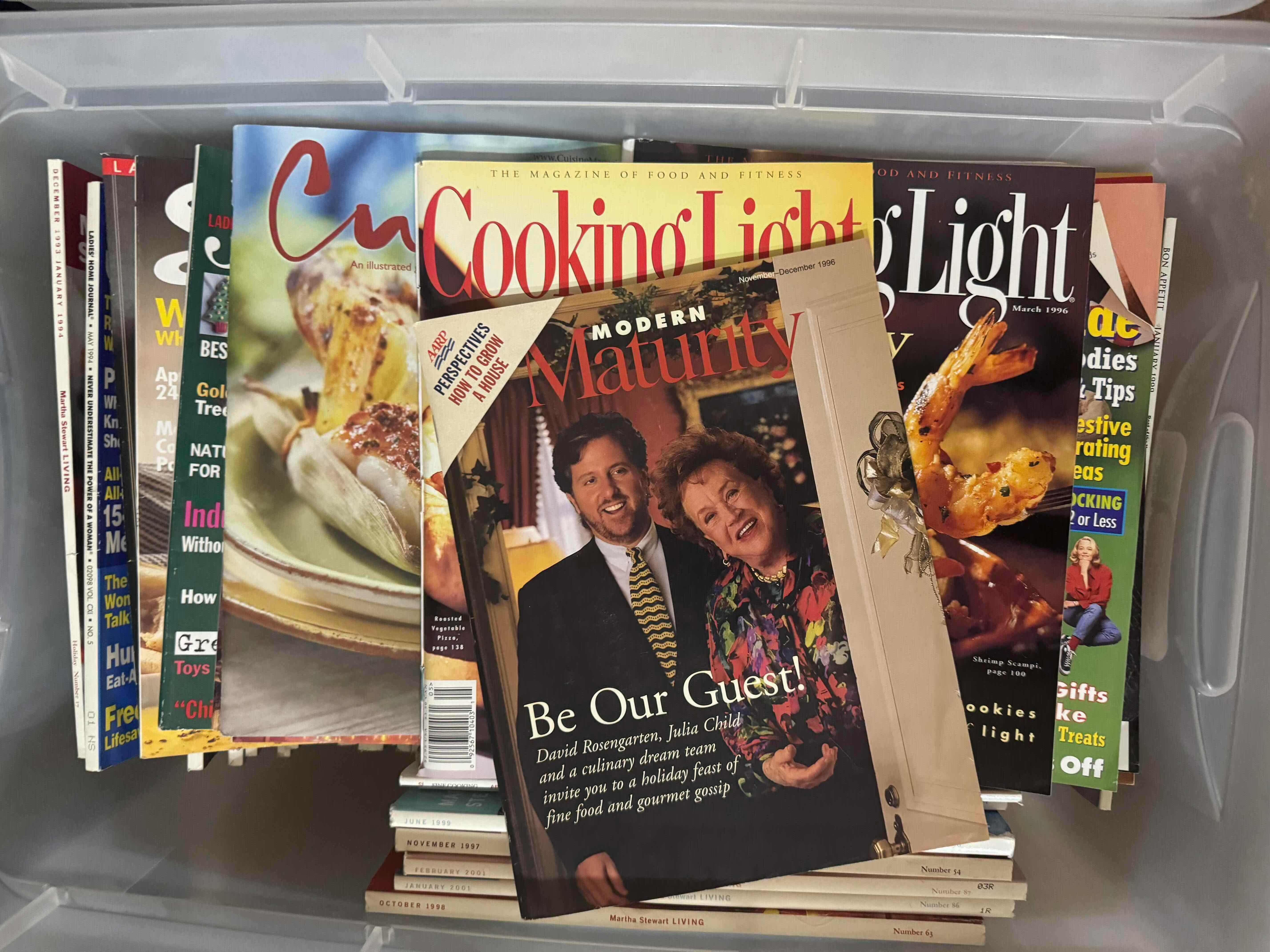 Photo 1 of TOTE OF MAGAZINES