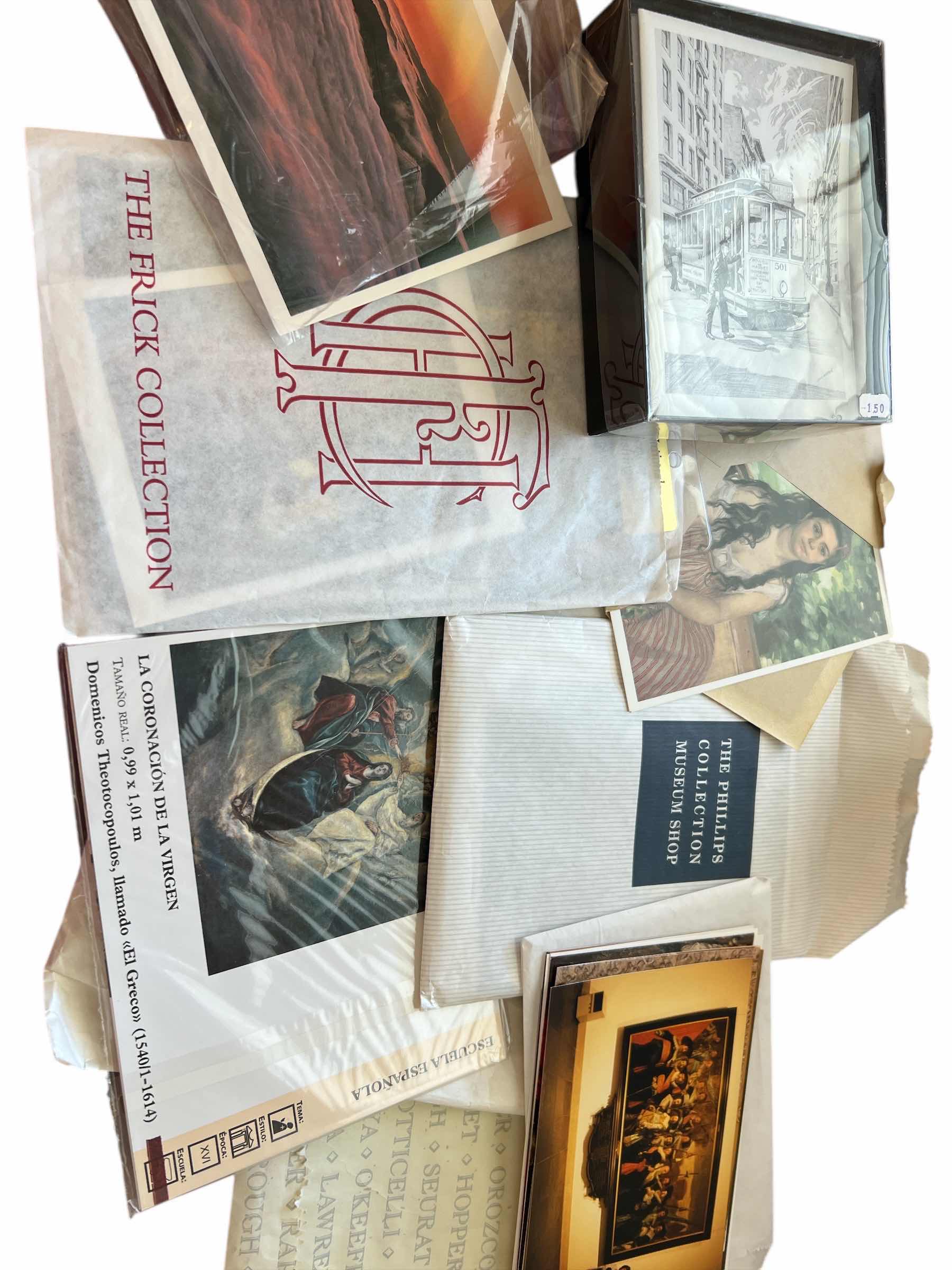 Photo 1 of LOT OF MESEUM ART AND TRAVEL POSTCARDS