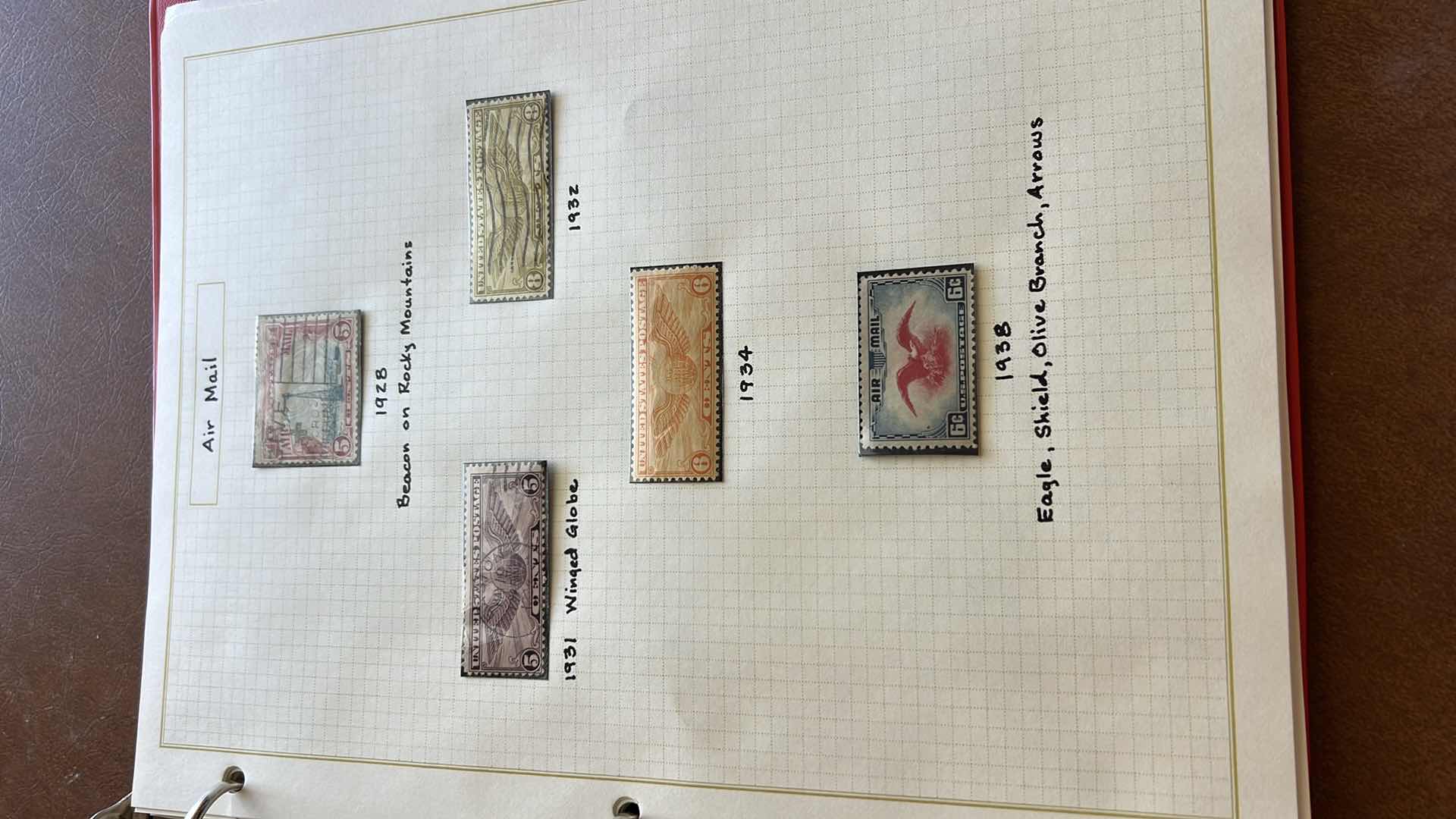 Photo 1 of US POSTAGE STAMP BINDER AND CONTENTS - NO RETURNS