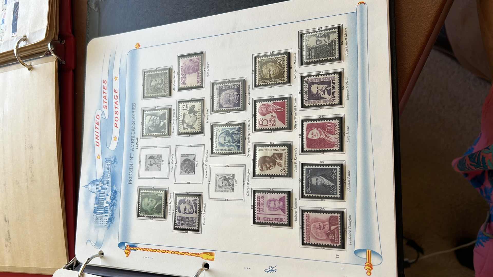Photo 1 of STAMP BOOK WITH MINT AND USED US STAMPS STAMP BOOK WITH CANCELLED STAMPS - NO RETURNS