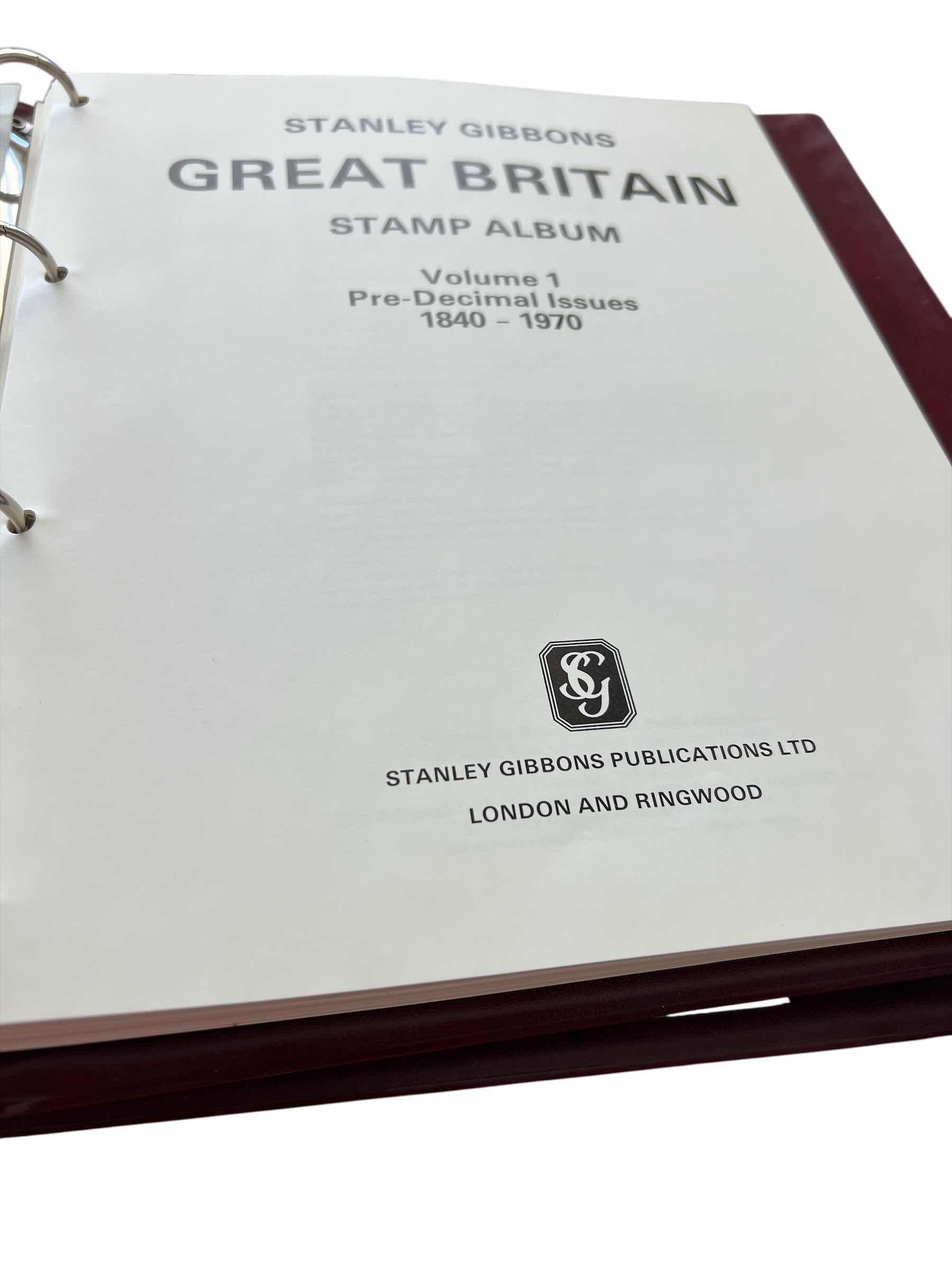 Photo 1 of GREAT BRITAIN STAMP ALBUM BOLS 1 AND 2 AND CONTENTS - MANY MINT STAMPS FROM 1980s