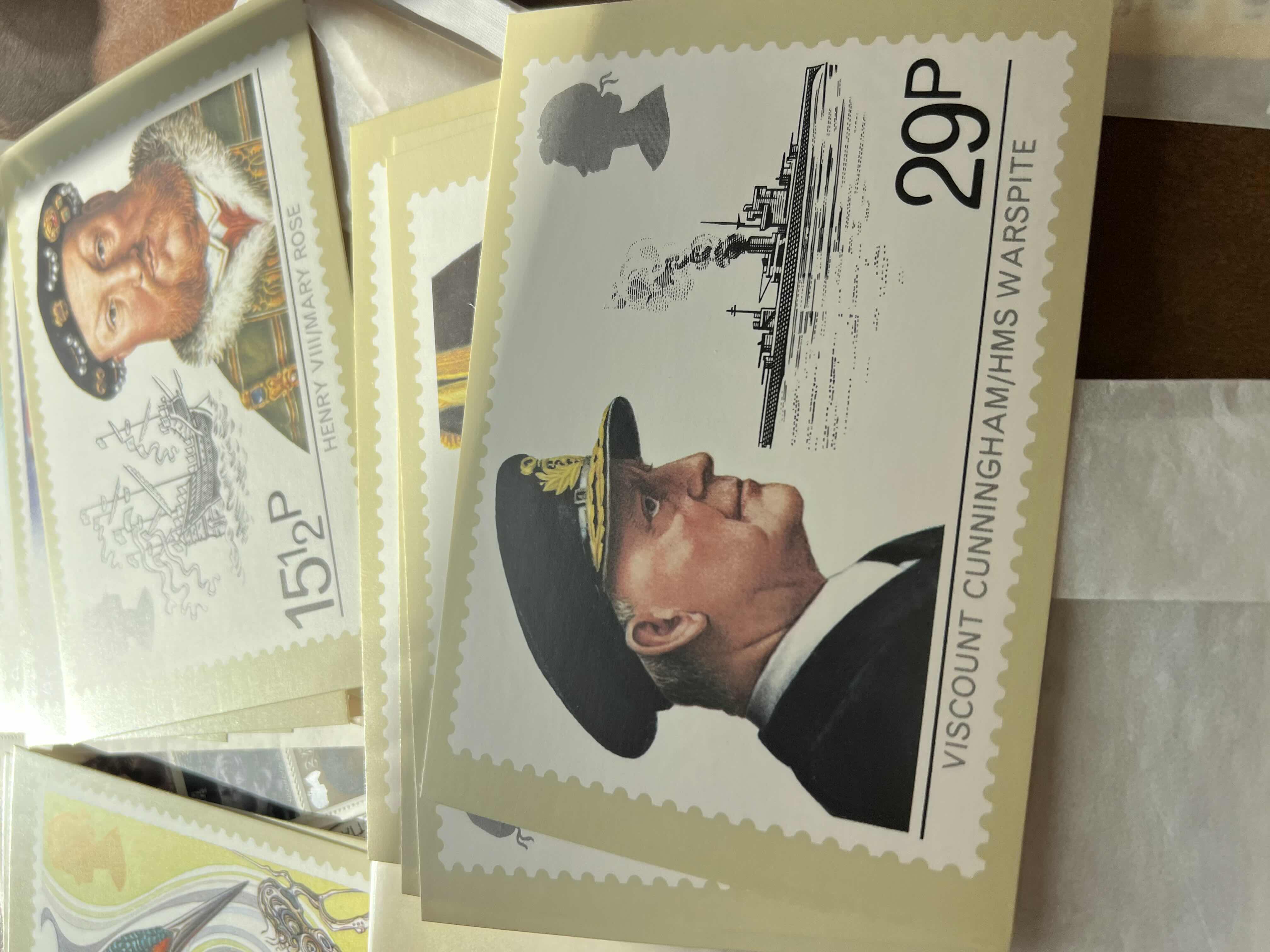 Photo 1 of LARGE LOT OF GREAT BRITAIN MINT POSTAGE CARDS AND FOREIGN FIRST DAY IF ISSUE STAMPED ENVELOPES AND MORE