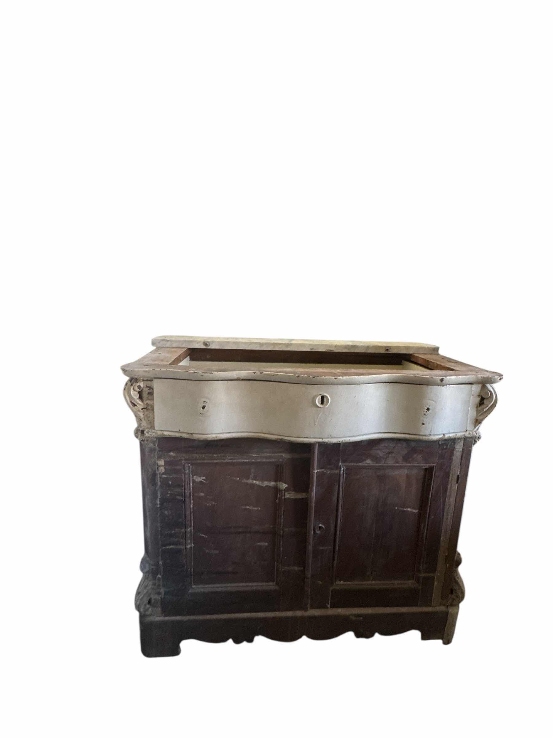 Photo 1 of ANTIQUE COTTAGE STYLE WASH STAND WITHOUT MARBLE TOP