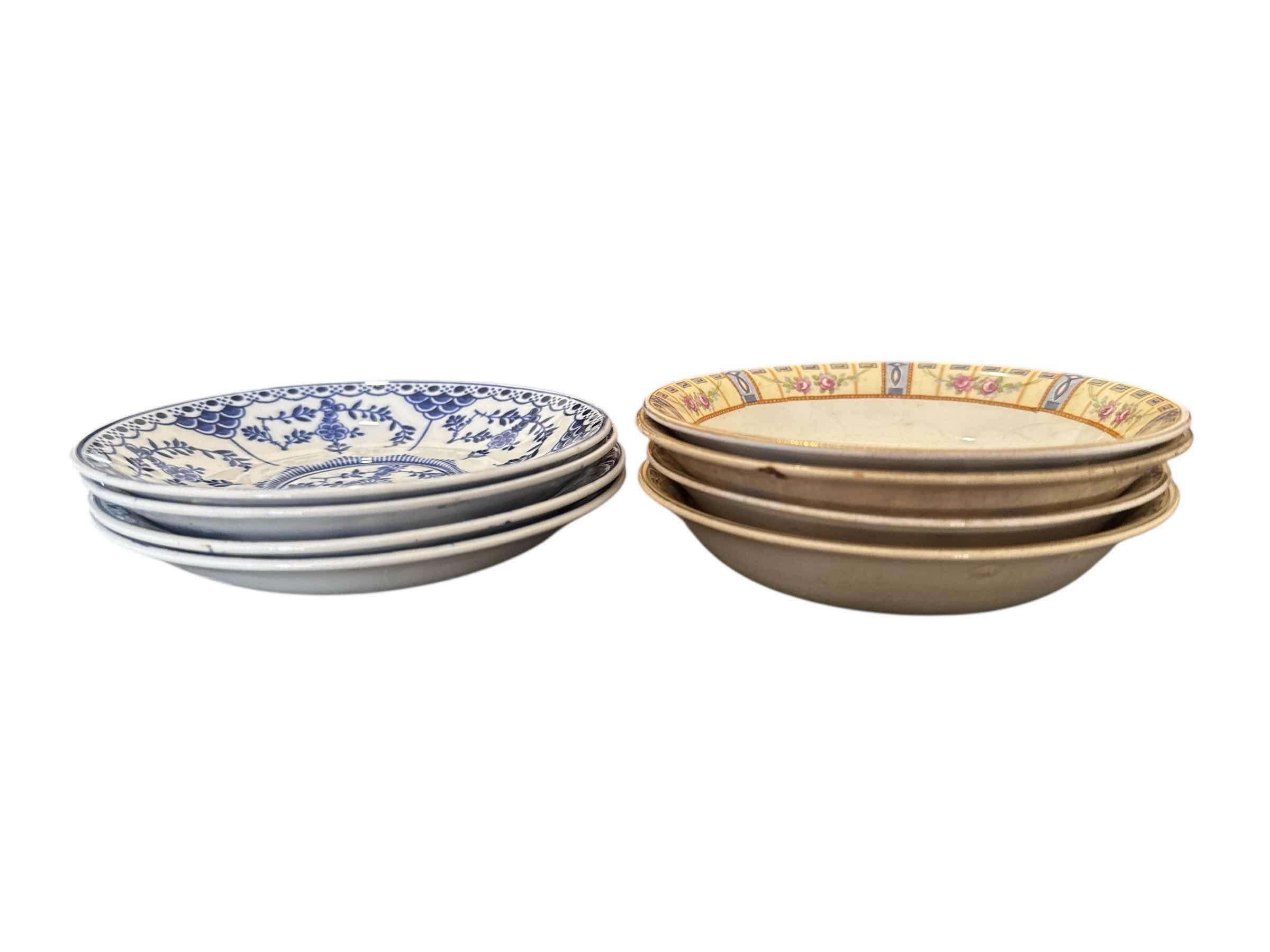 Photo 1 of 2 SETS OF 4 EACH BREAD PLATES