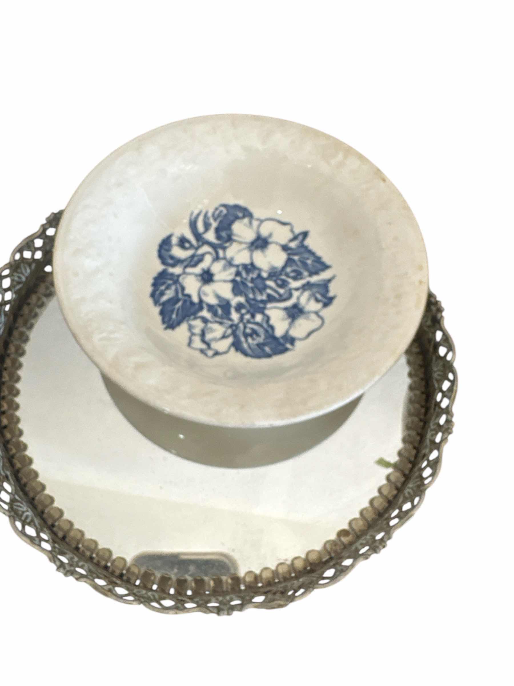 Photo 1 of VINTAGE DISHES & MIRROR
