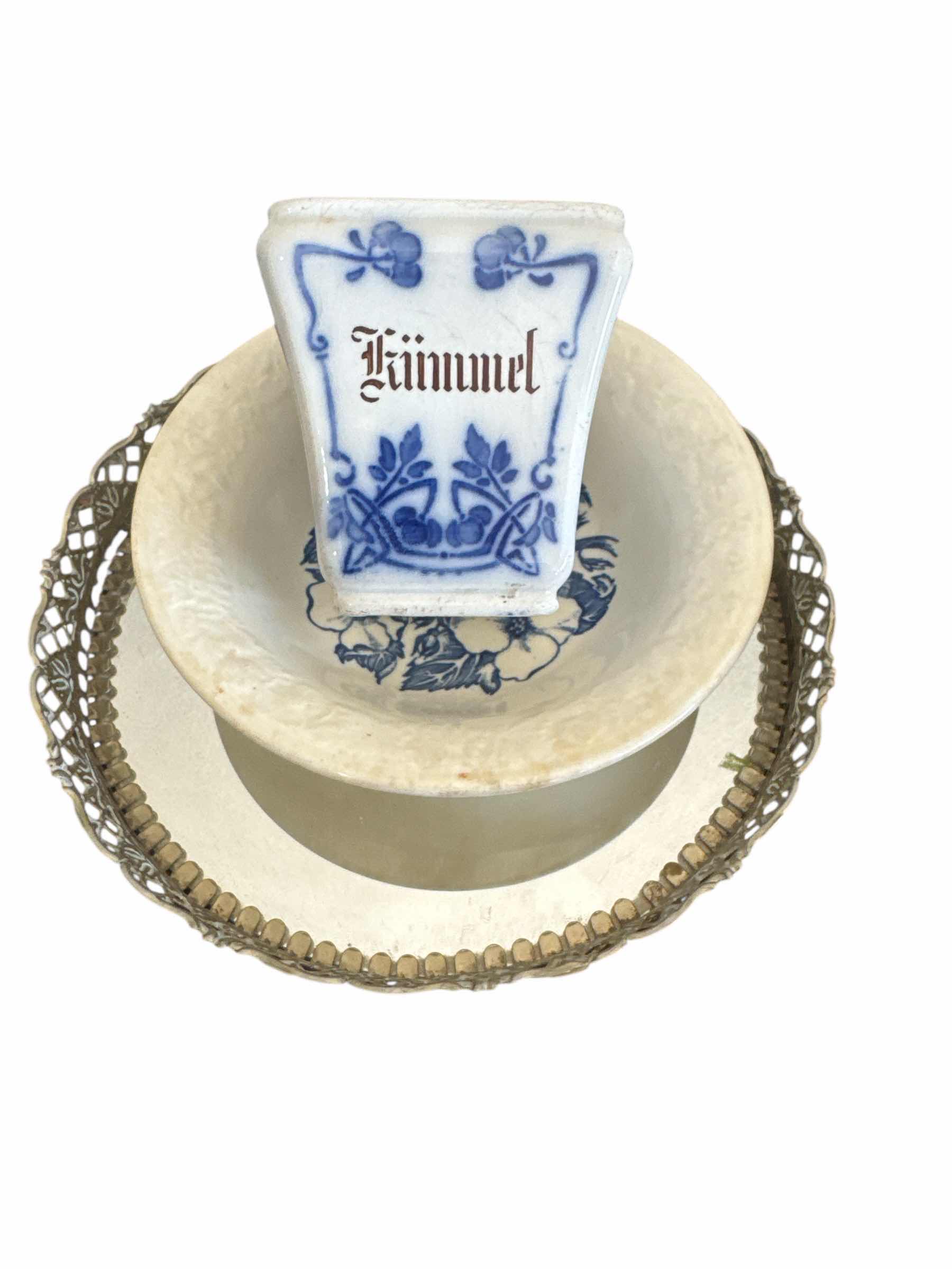 Photo 1 of VINTAGE DISHES & MIRROR