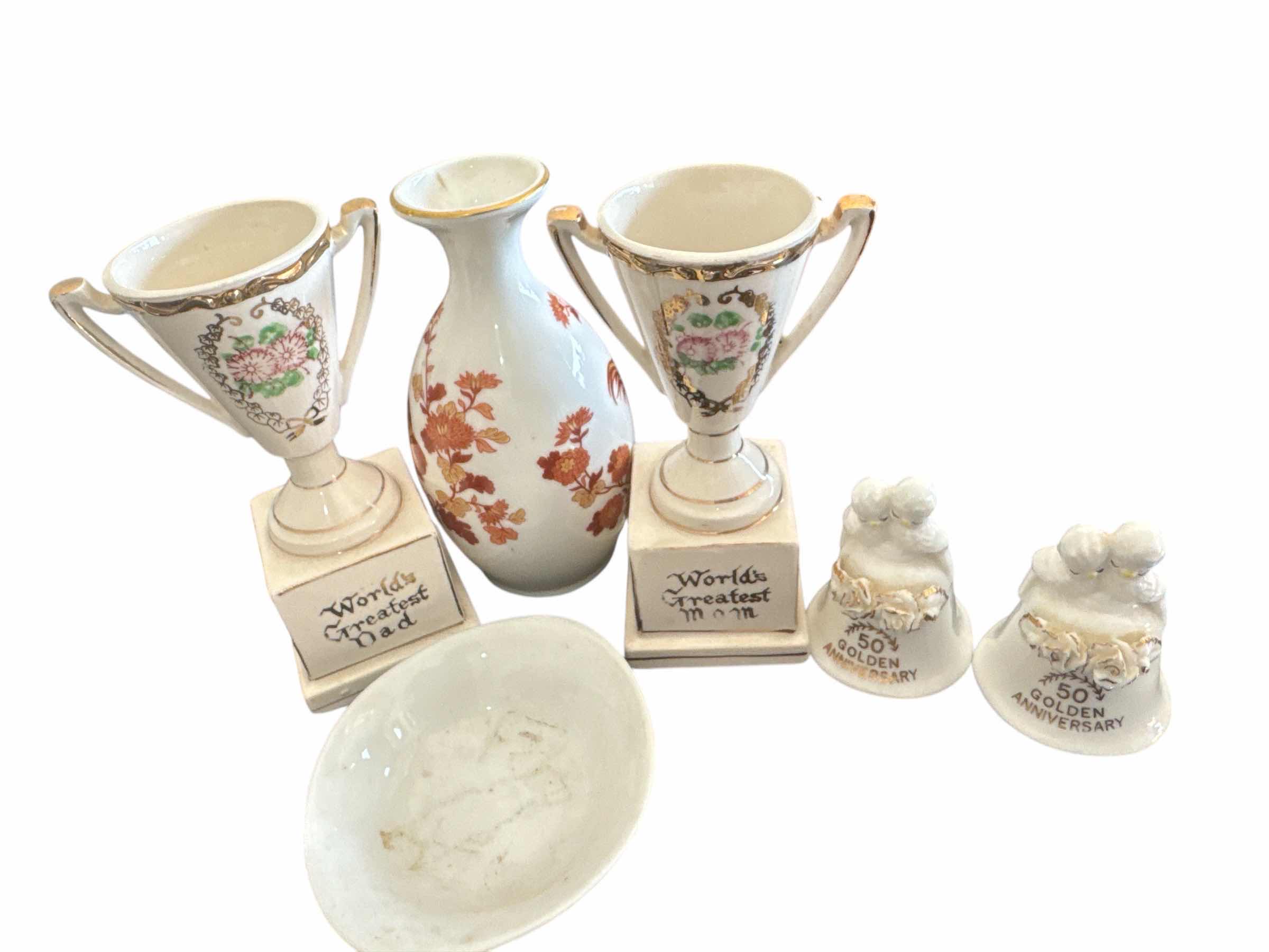 Photo 1 of 6 VINTAGE PORCELAIN DECOR ITEMS