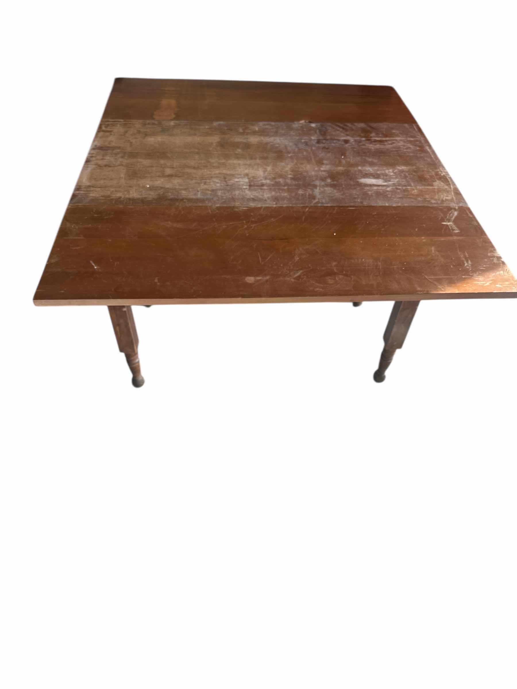 Photo 1 of VINTAGE DOUBLE DROP LEAF TABLE 39“ x 44“ H 29”