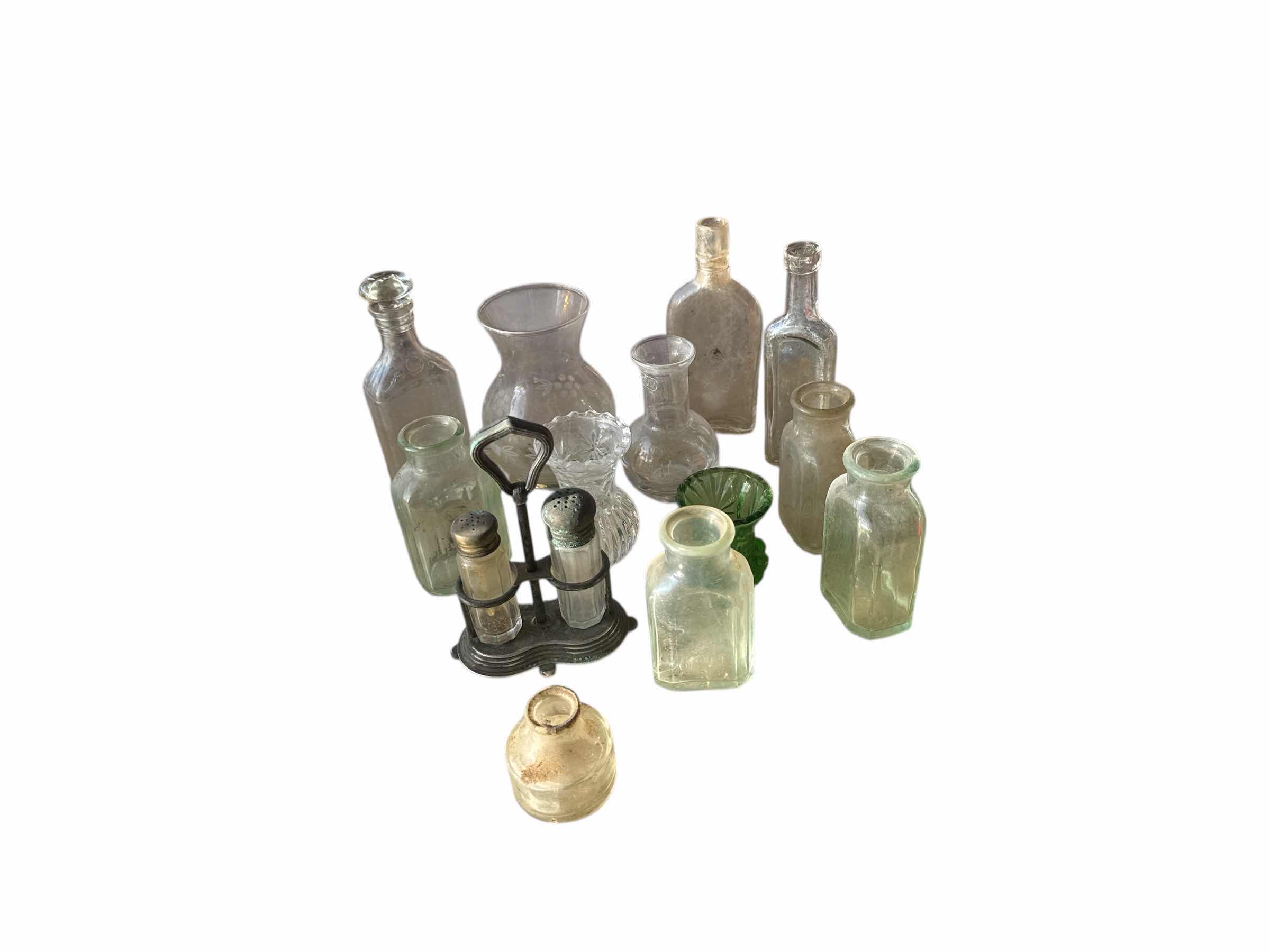 Photo 1 of COLLECTION OF SMALL BOTTLES/VASES