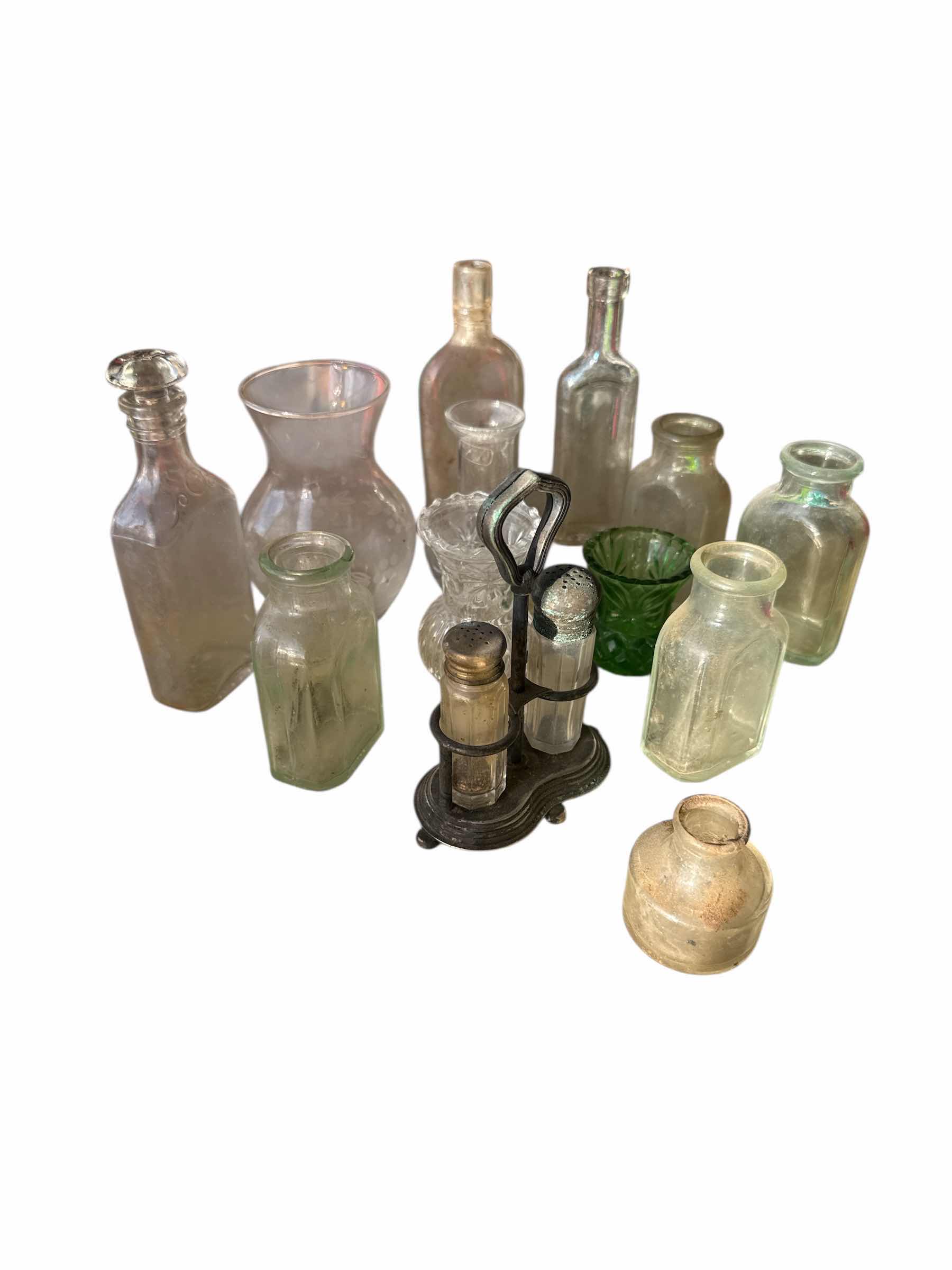 Photo 1 of COLLECTION OF SMALL BOTTLES/VASES