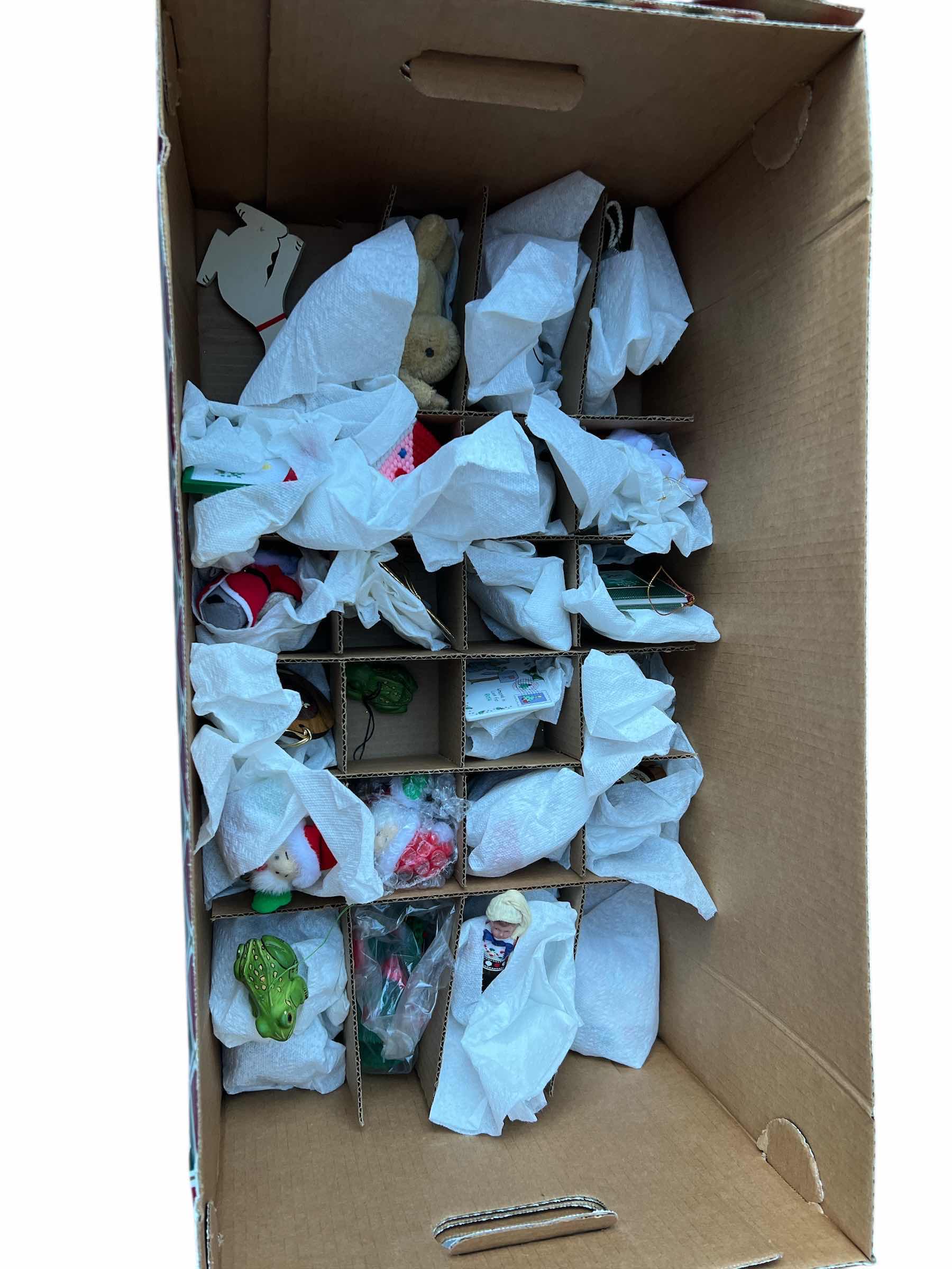 Photo 1 of LOT OF CHRISTMAS DECOR - SERENITY NATIVITY SET  - SPOSE DIPPING SETS - STOCKING HANGERS - OVER 40 ASSORTED ORNAMENTS