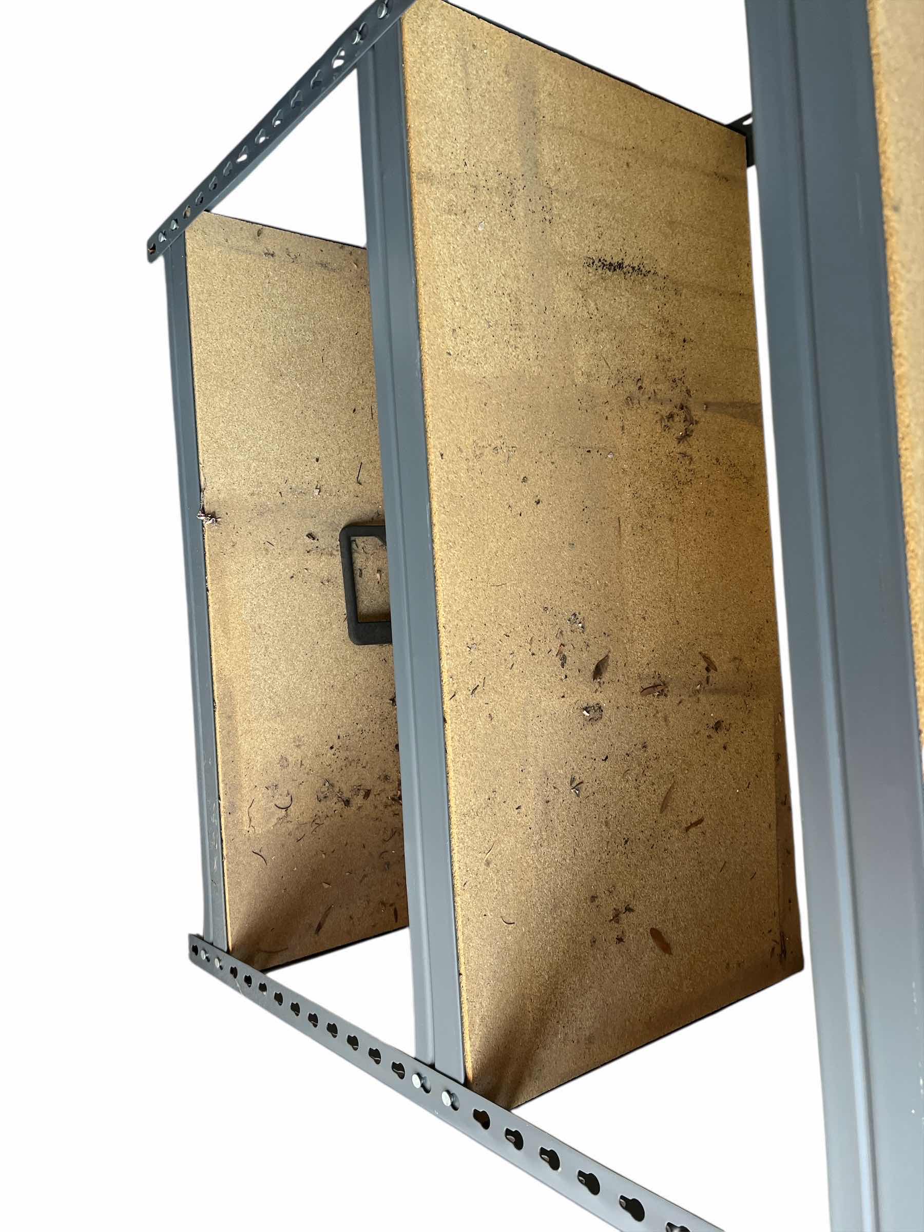 Photo 1 of 5 RACK METAL AND WOOD STORAGE RACK - CONTENTS NOT INCLUDED - 6’
