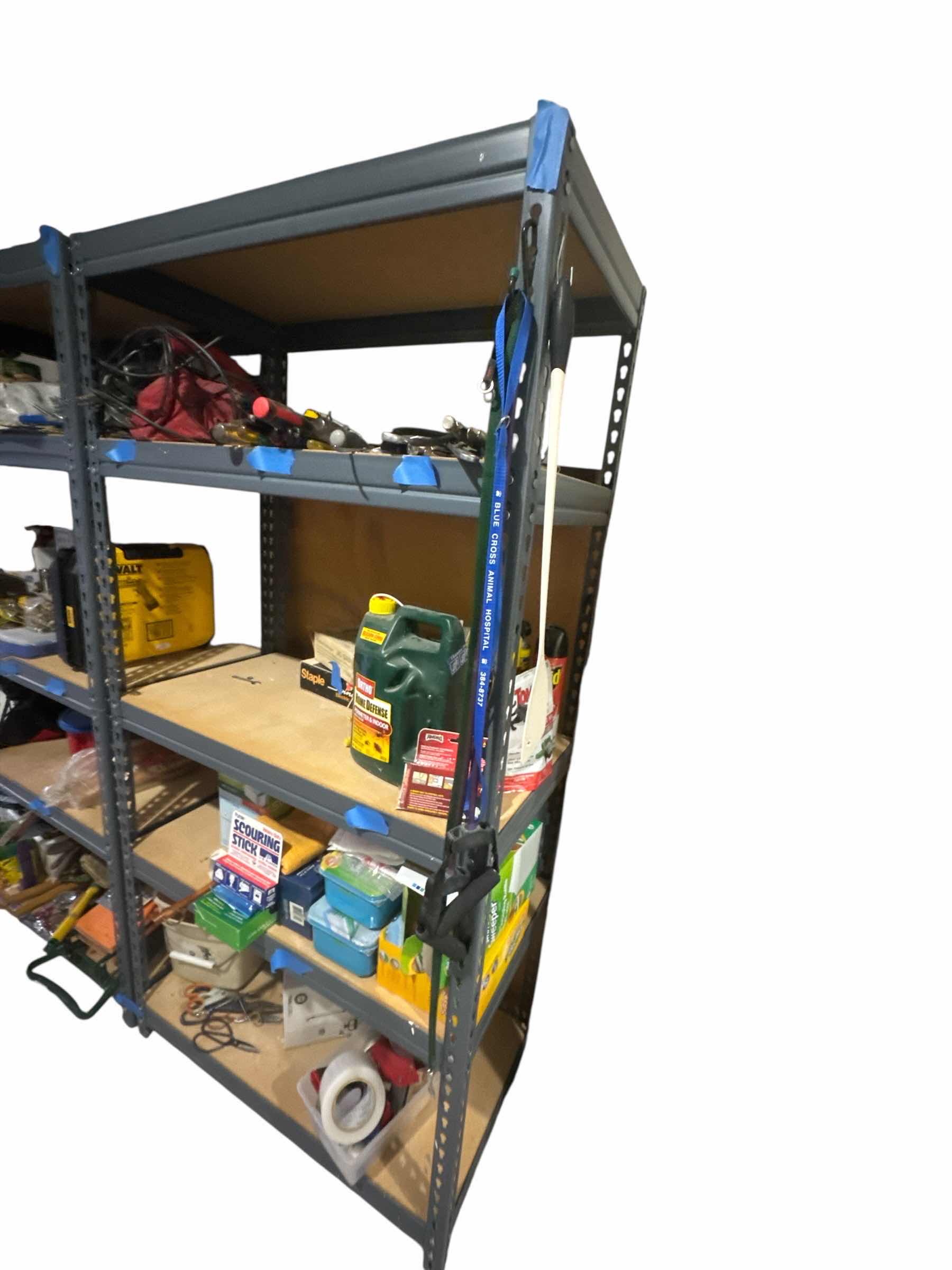 Photo 1 of METAL SHELF (CONTENTS NOT INCLUDED) 36“ x 18“ H 72”