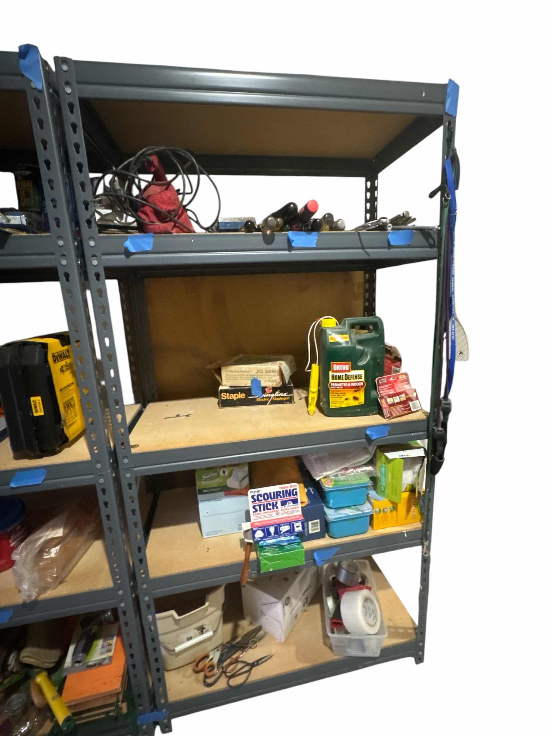 Photo 1 of METAL SHELF (CONTENTS NOT INCLUDED) 36“ x 18“ H 72”